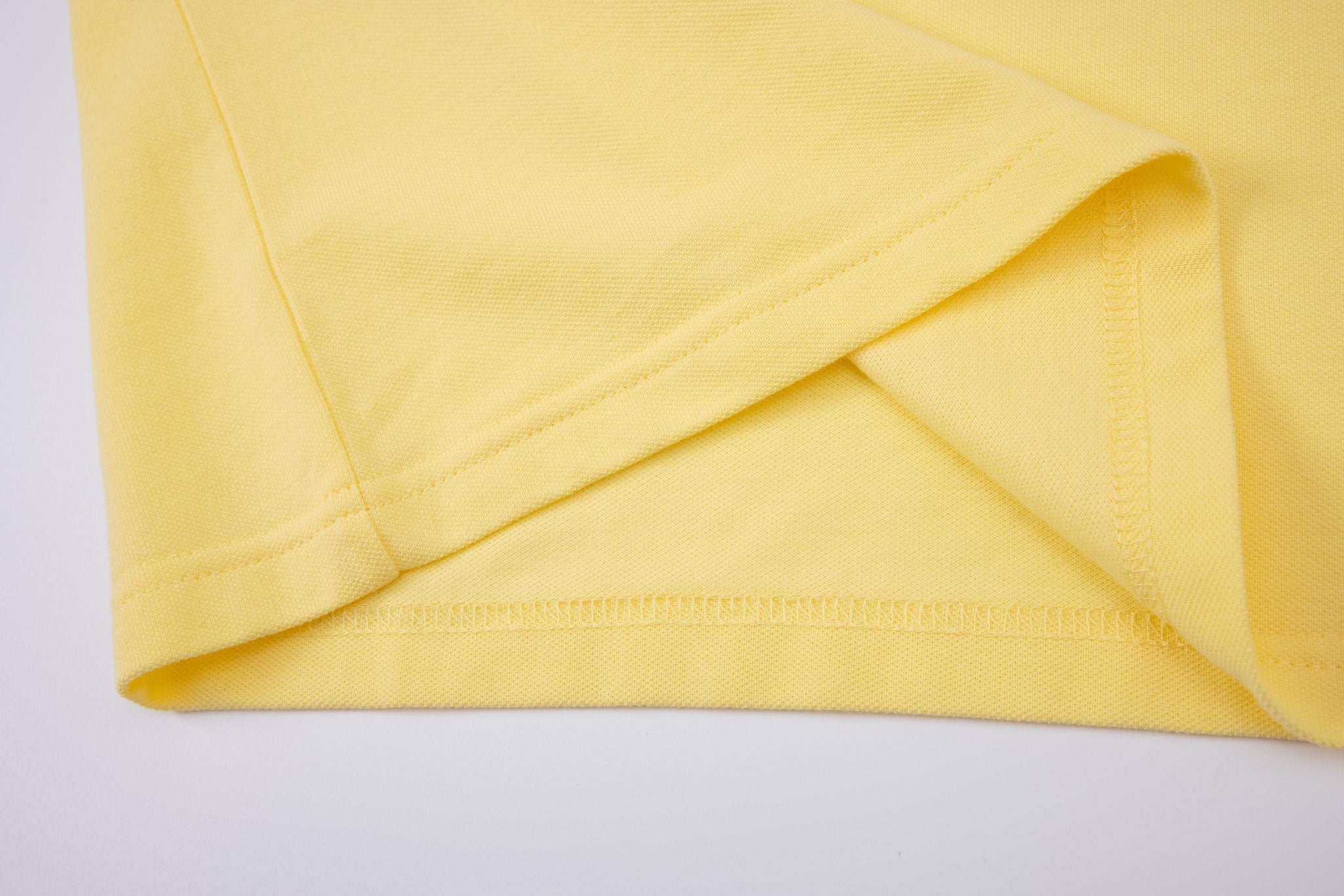 polo shirt -Yellow × Chino Short-Light-Grey — Combo Look