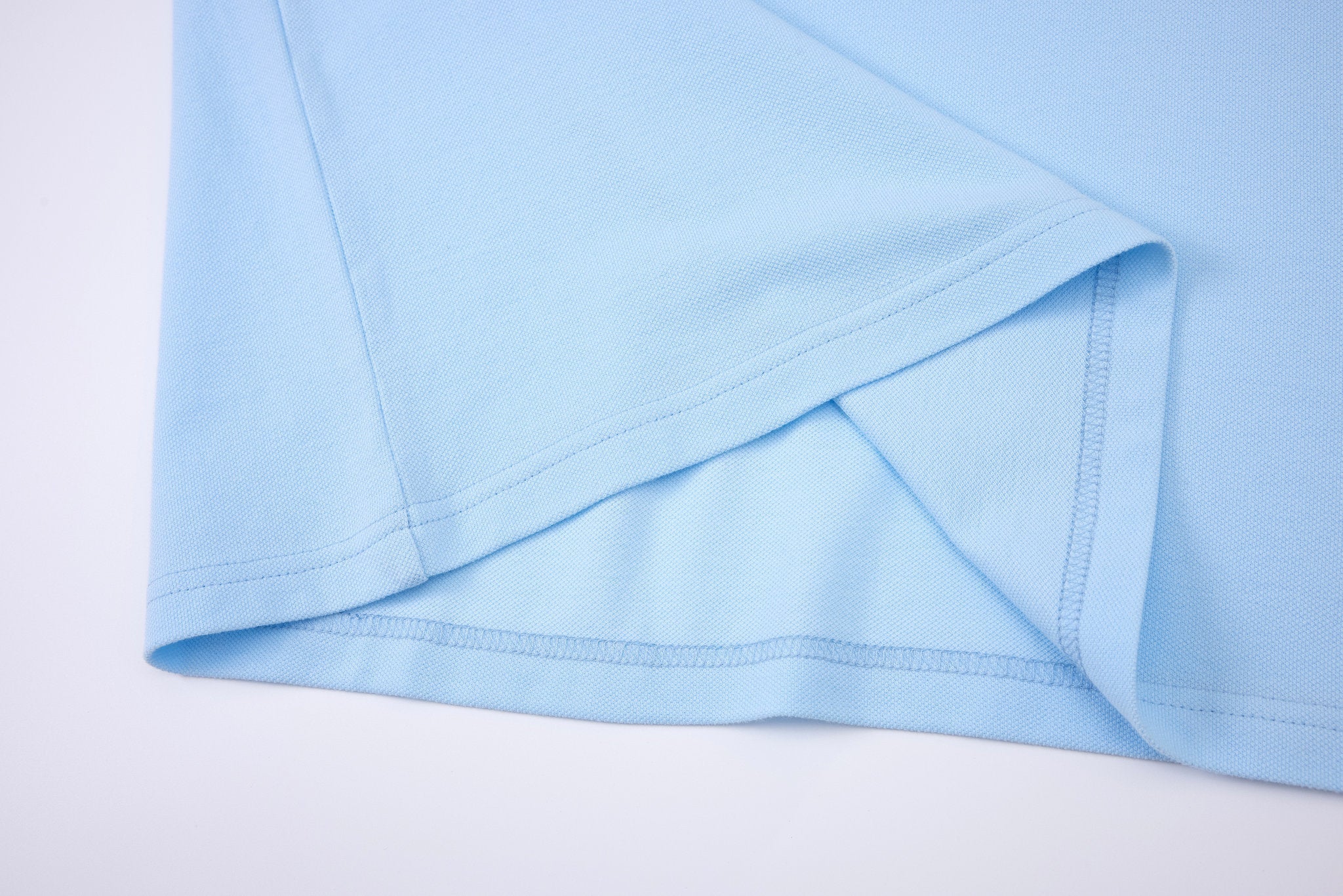 polo shirt -Baby-Blue × Chino Short-Beige — Combo Look