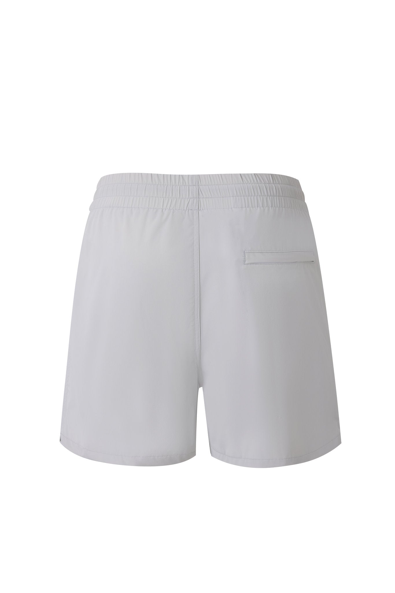 premium swimming shorts-Mist-Gray × Towel Hoodie-Beige — Combo Look