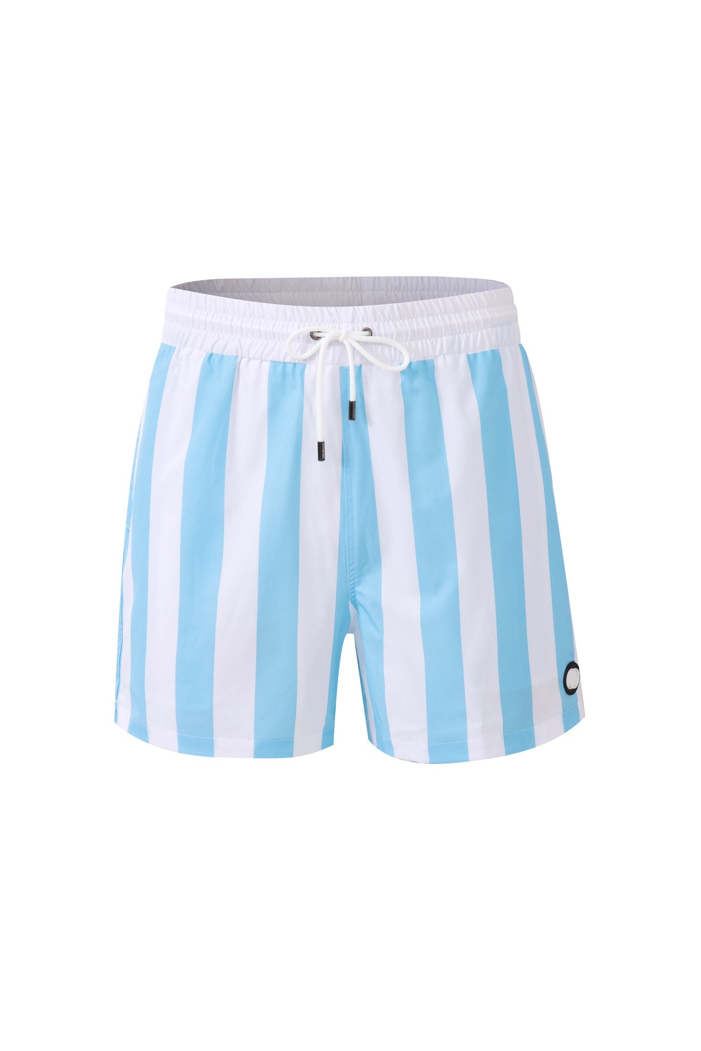 Swimming shorts-Stripe-Baby-Blue