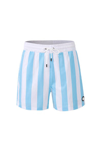 Swimming shorts-Stripe-Baby-Blue
