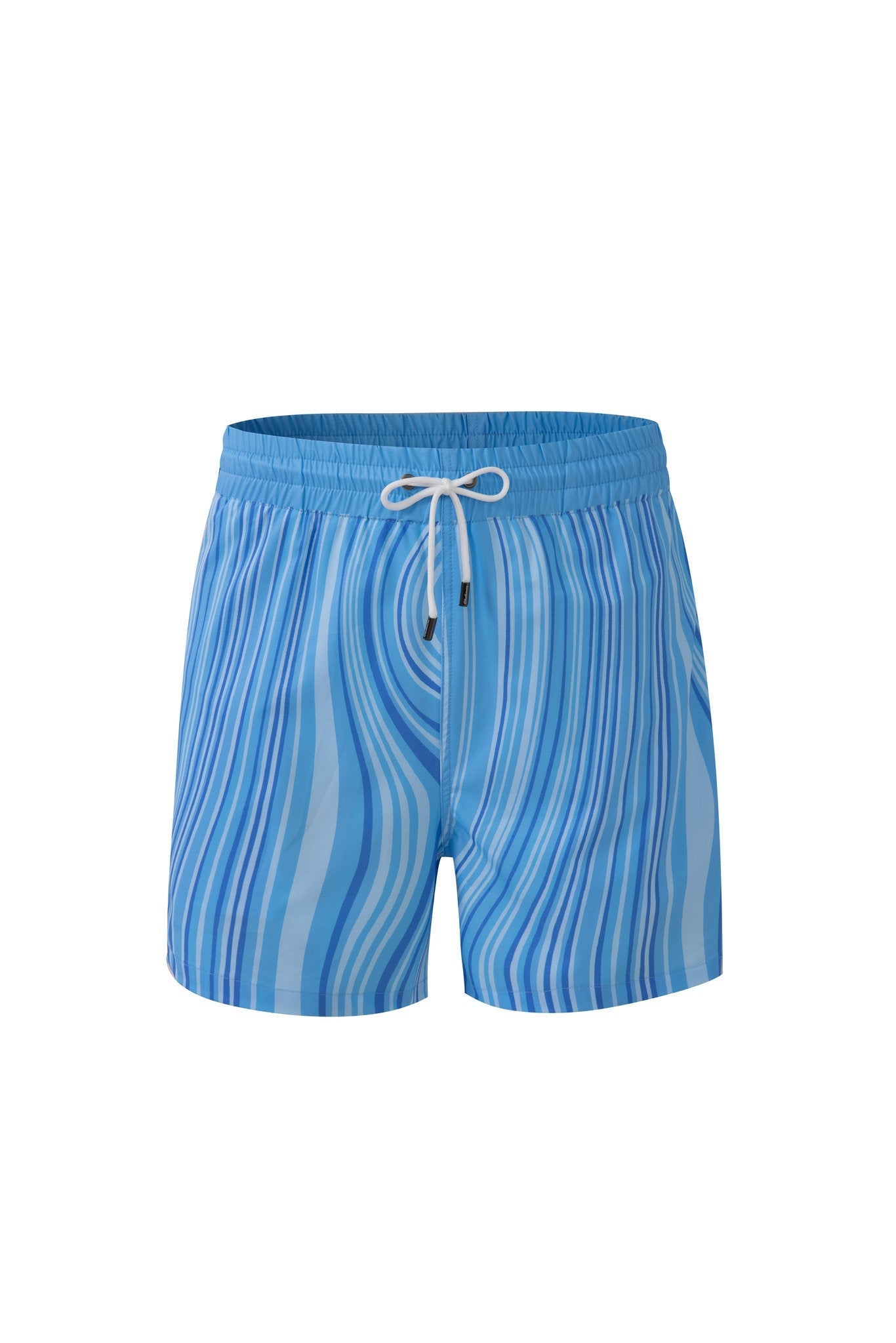 Swimming shorts-Ocean-Flow-Babyblue × Towel Hoodie-Beige — Combo Look