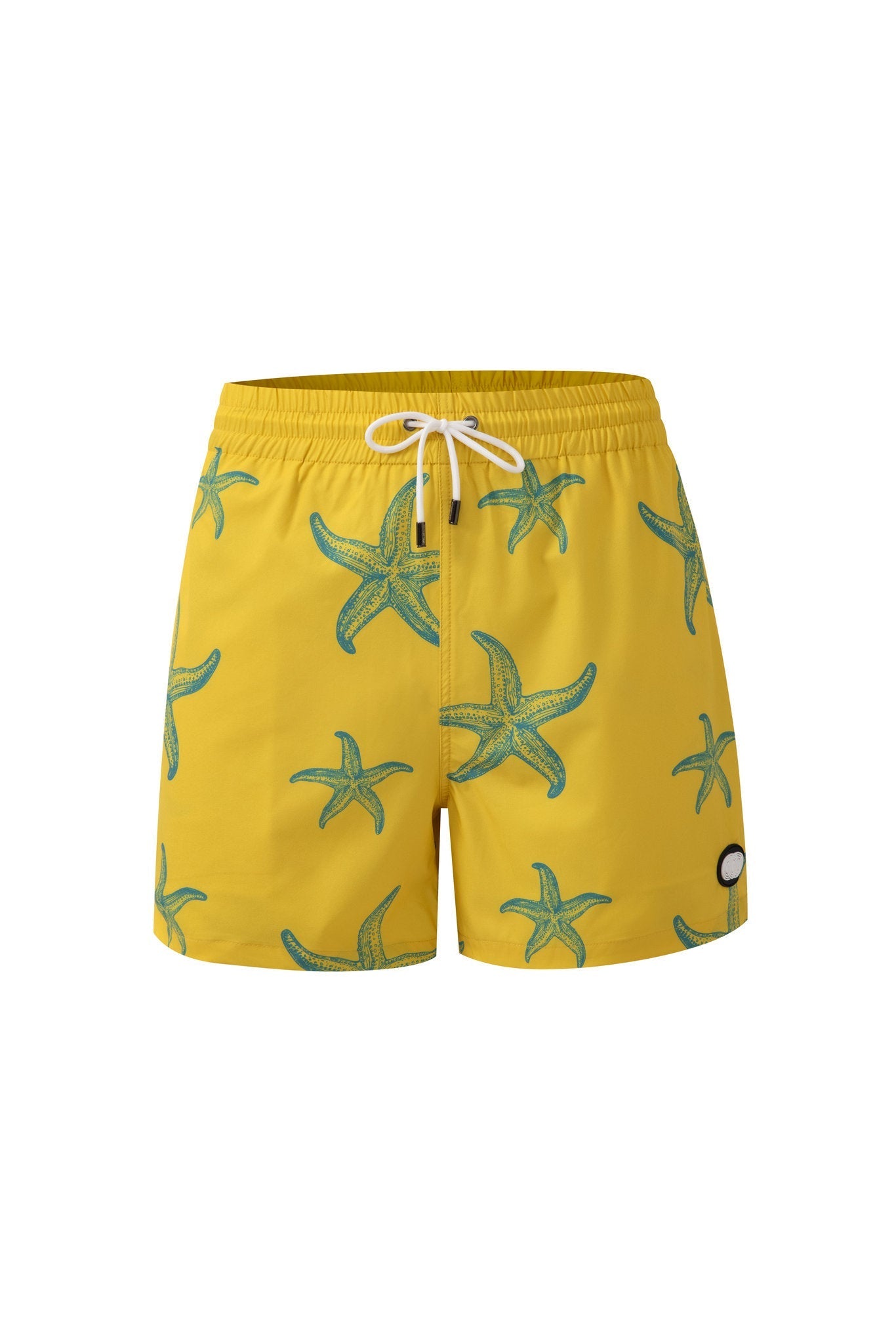 Swimming shorts-Sunny-Star × Towel Polo-White — Combo Look