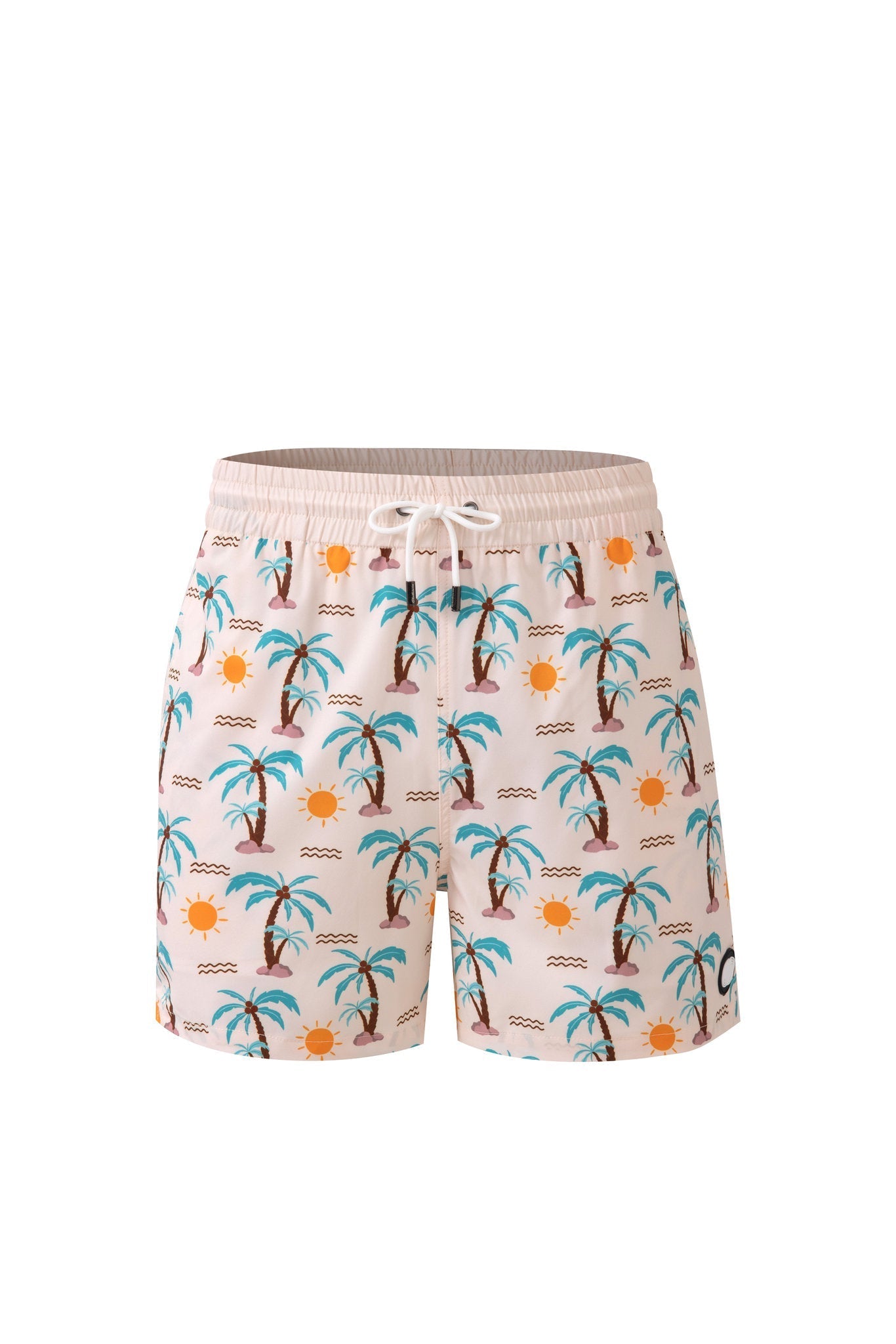 T-shirt-Surf-Club × Swimming shorts-Summer-Palms — Combo Look