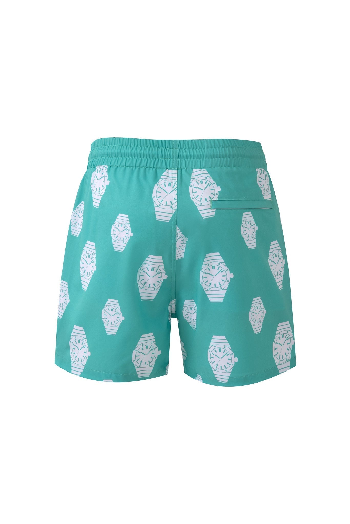 Swimming shorts-Shore-Line × Towel Hoodie-Baby-Blue — Combo Look