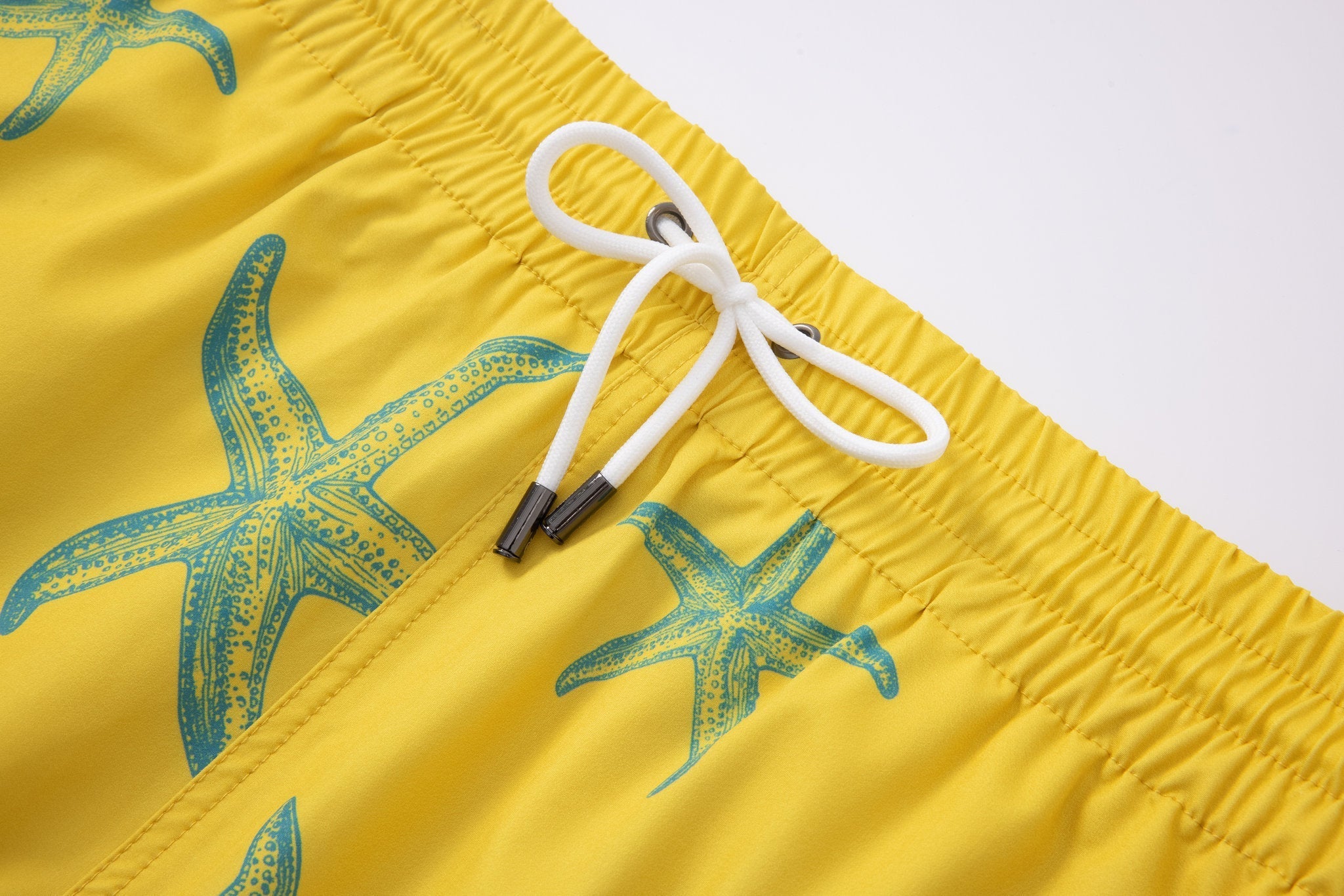 Swimming shorts-Sunny-Star × Towel Polo-White — Combo Look