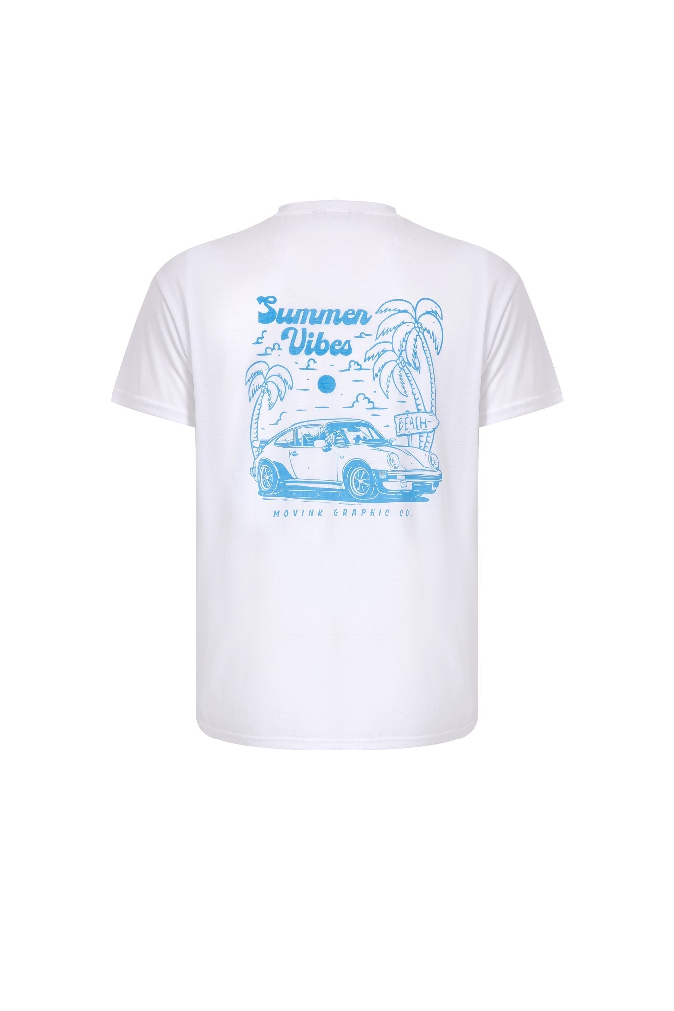 T-shirt-Summer-Vibes × Swimming shorts-Summer-Palms — Combo Look