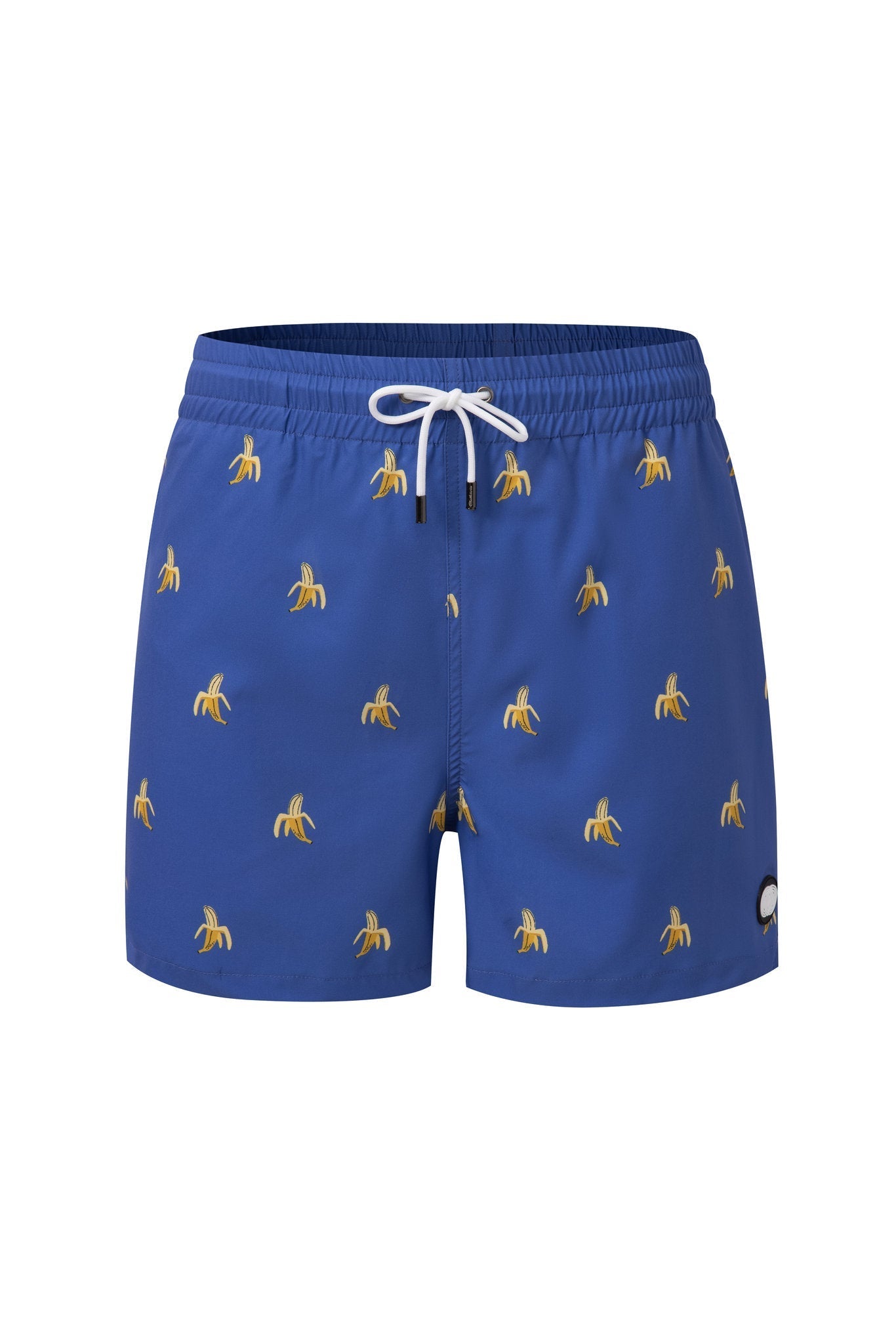 Swimming shorts-Banana-Vibes × Towel Hoodie-Baby-Blue — Combo Look