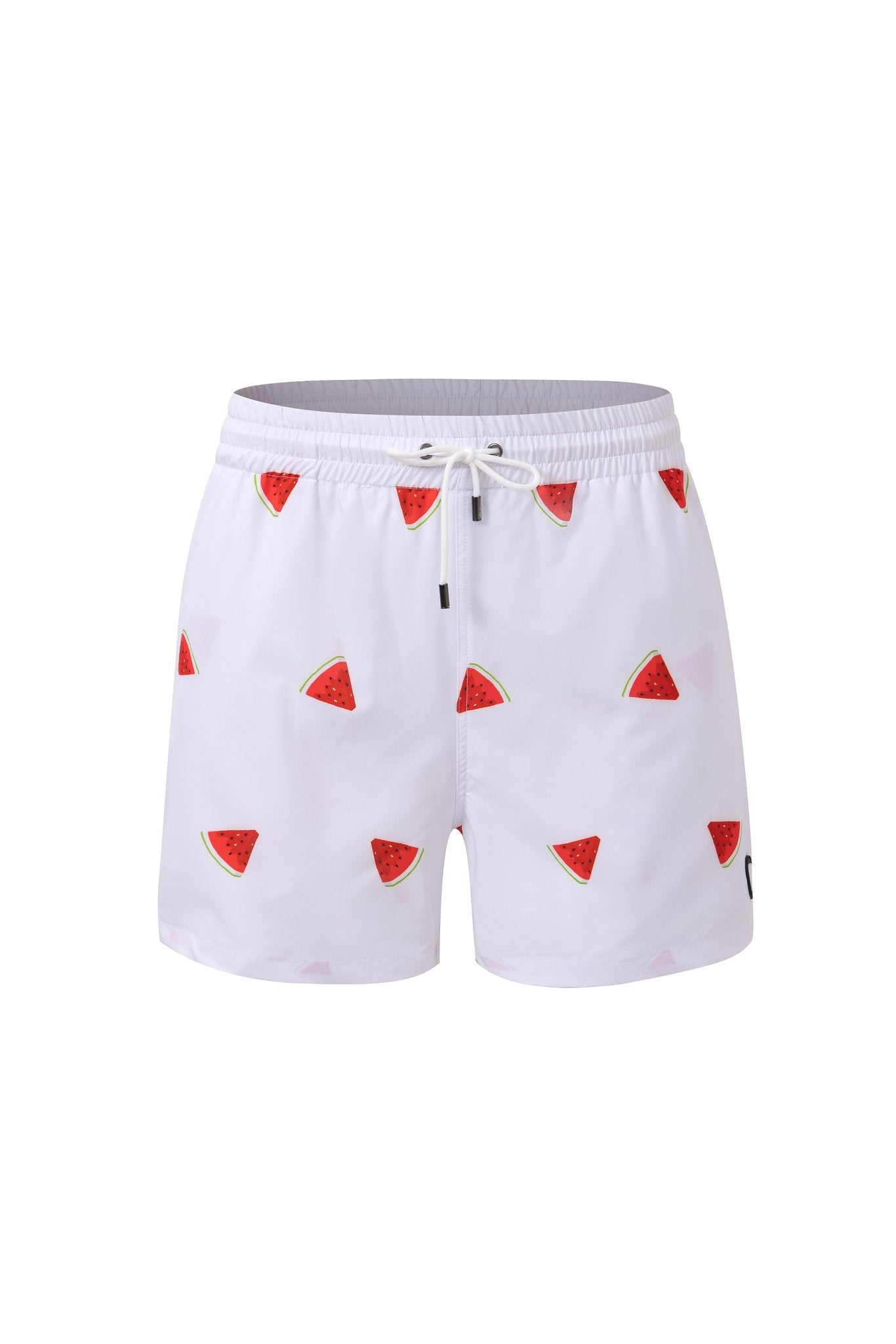 Swimming shorts-Chill-Melon × Towel Polo-White — Combo Look