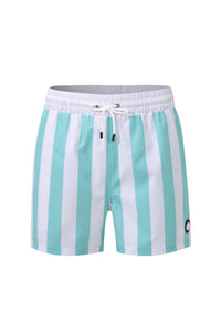 Swimming shorts-Stripe-Mint-Green