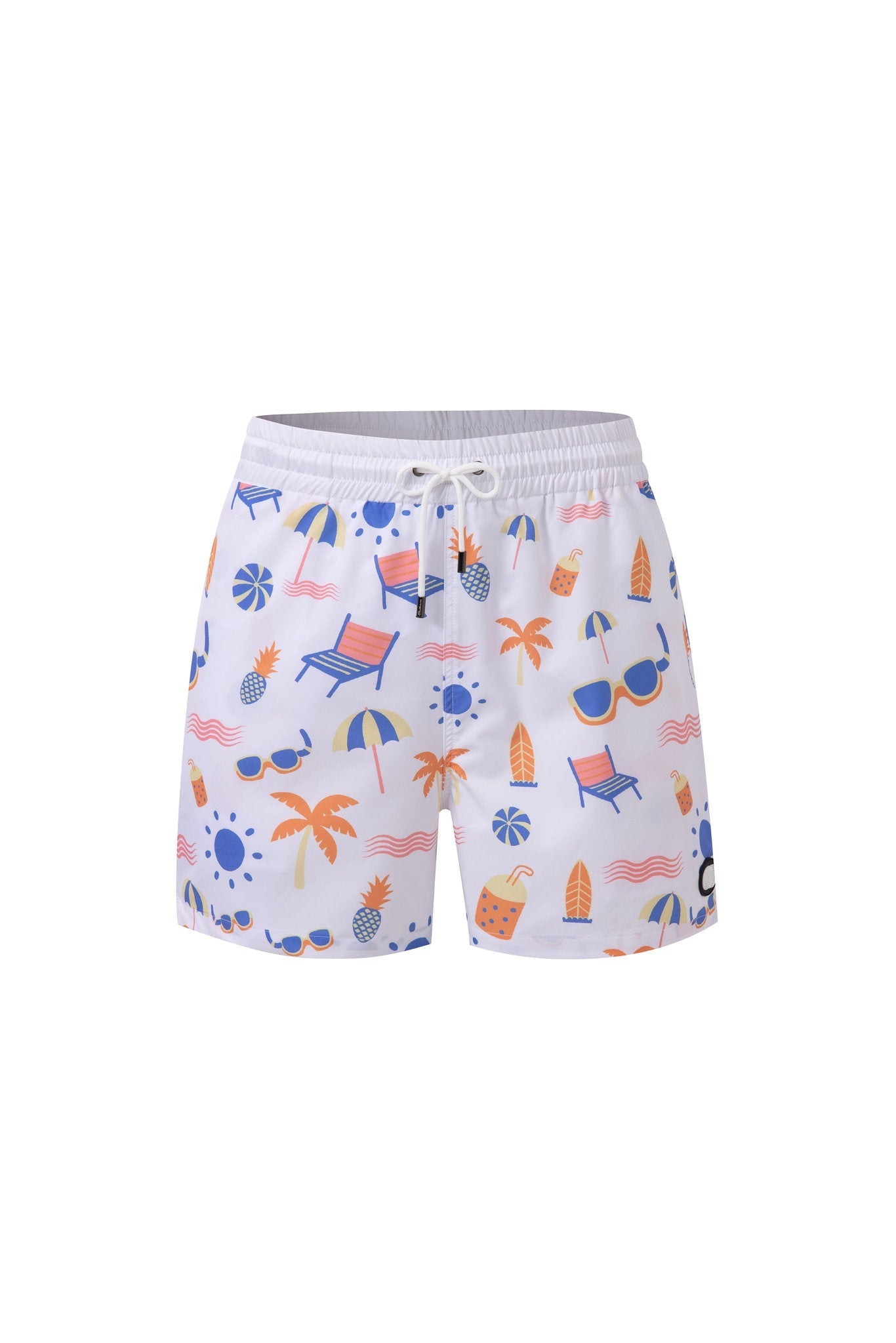 Swimming shorts-Sun&Surf × Towel Hoodie-Beige — Combo Look