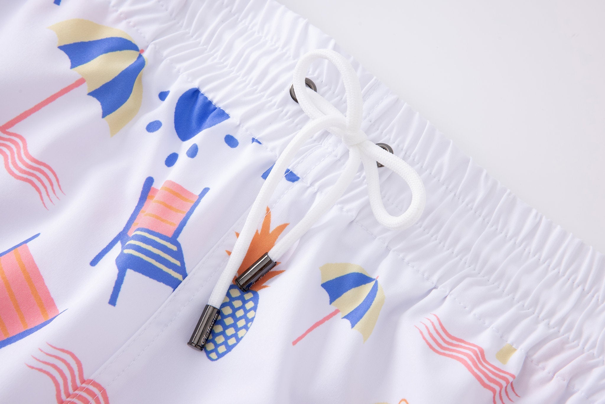 Swimming shorts-Sun&Surf × Towel Hoodie-Beige — Combo Look