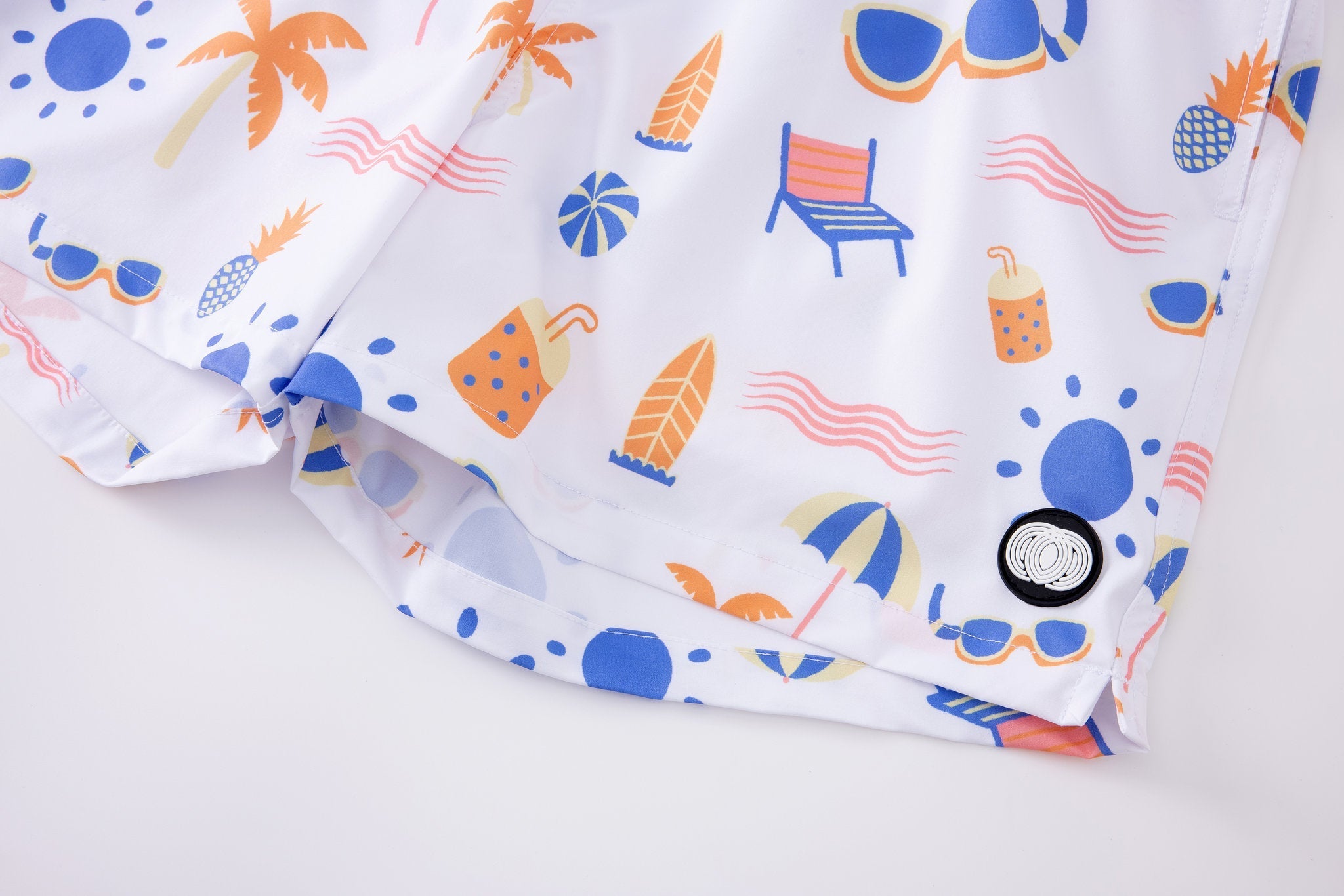 Swimming shorts-Sun&Surf × Towel Hoodie-Beige — Combo Look