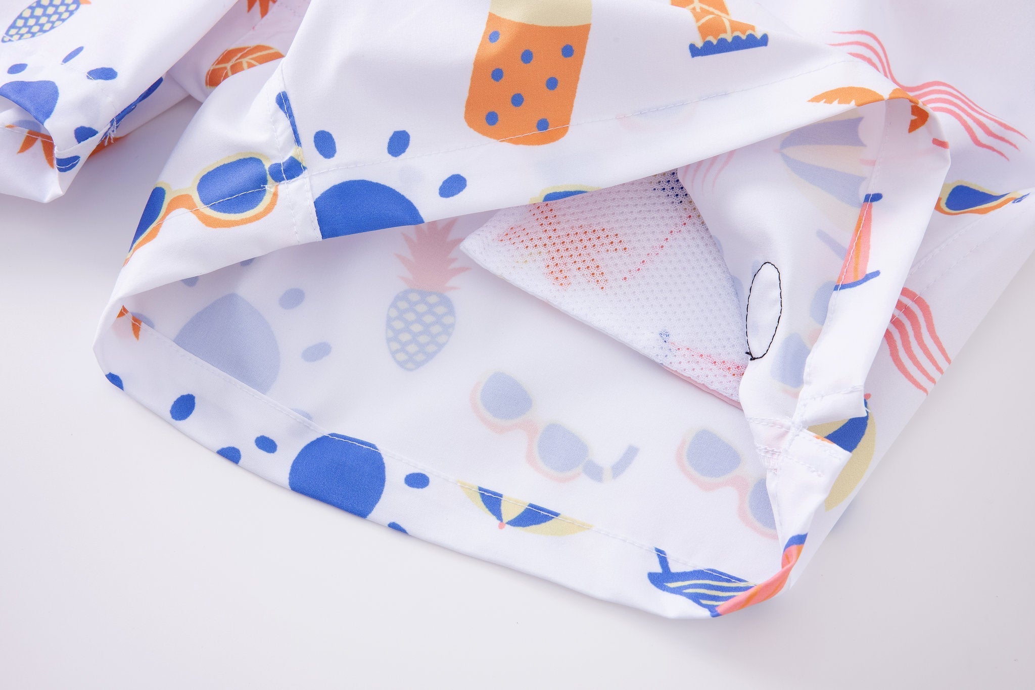 Swimming shorts-Sun&Surf × Towel Hoodie-Beige — Combo Look