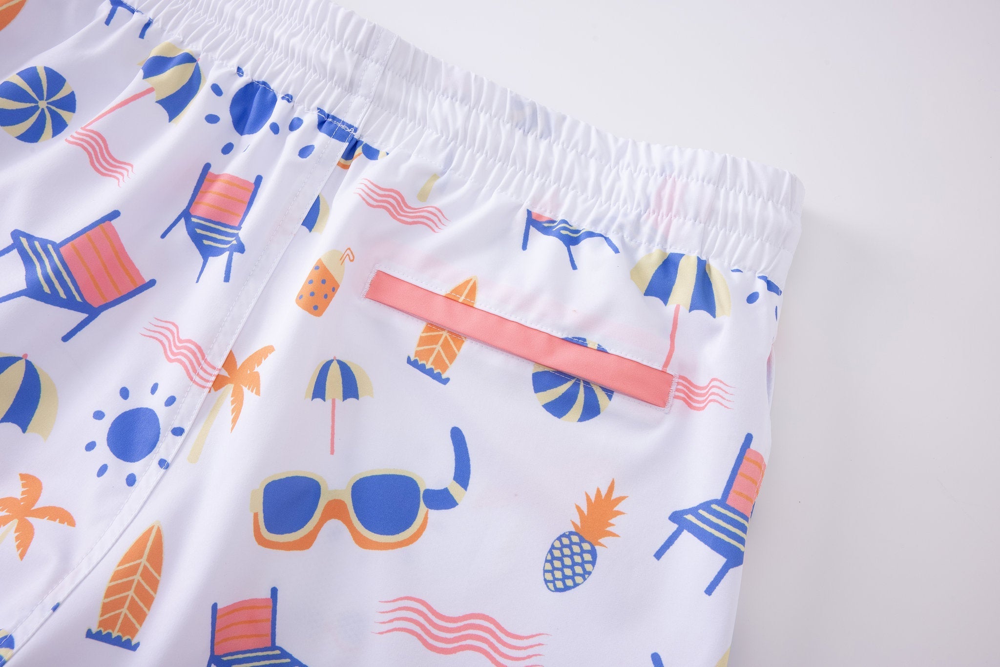 Swimming shorts-Sun&Surf × Towel Hoodie-Beige — Combo Look
