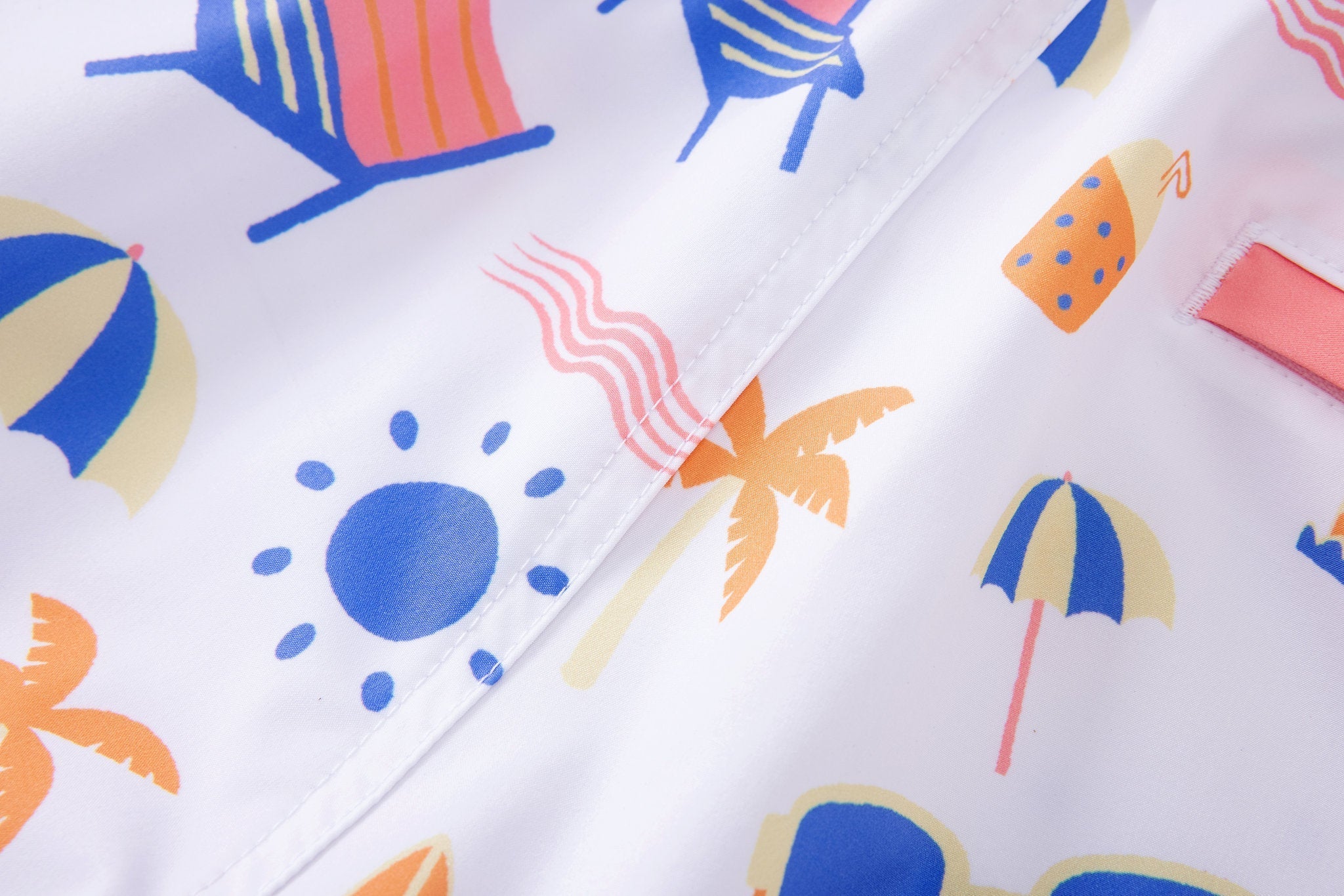 Swimming shorts-Sun&Surf × Towel Hoodie-Beige — Combo Look