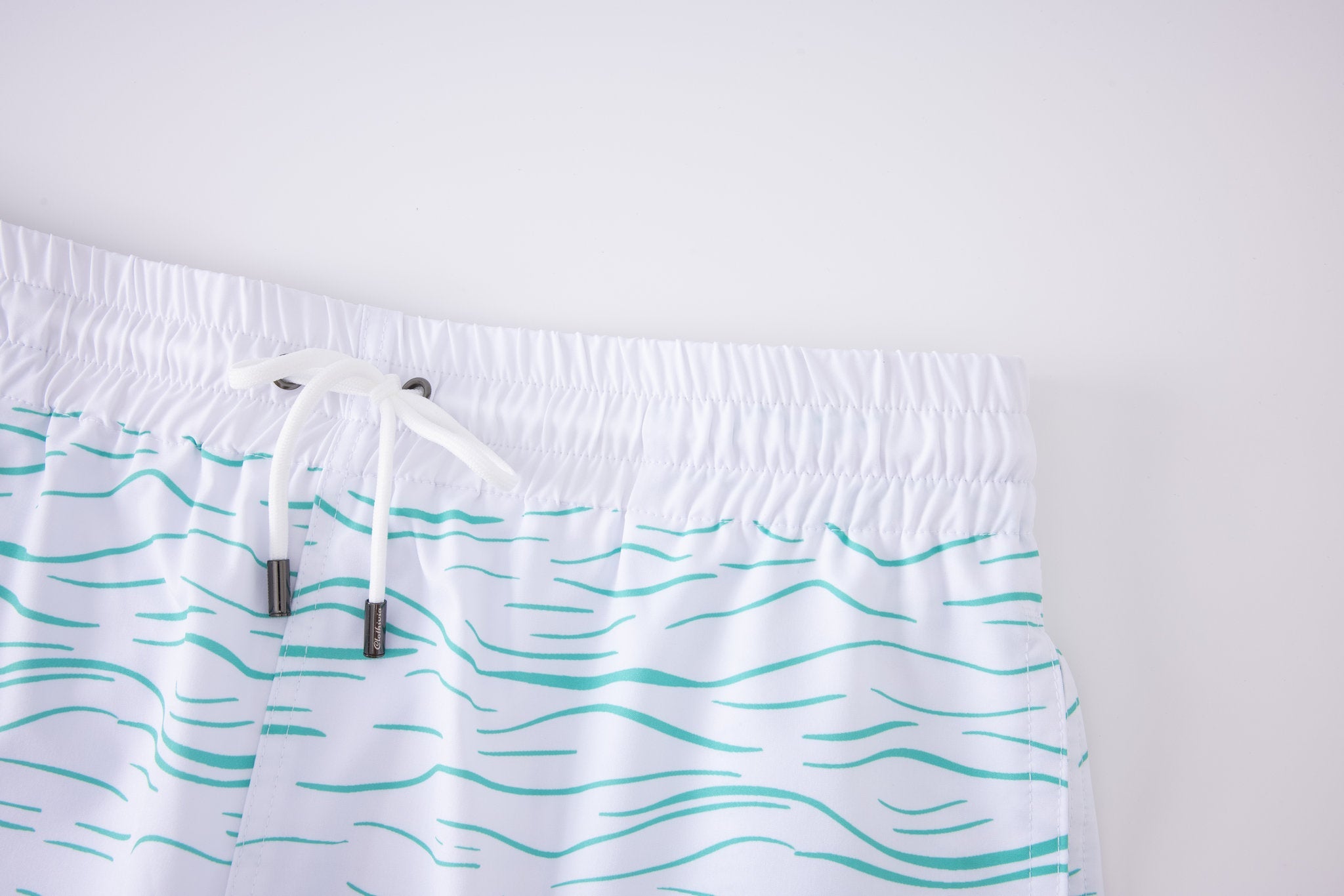 Swimming shorts-Waves-Green