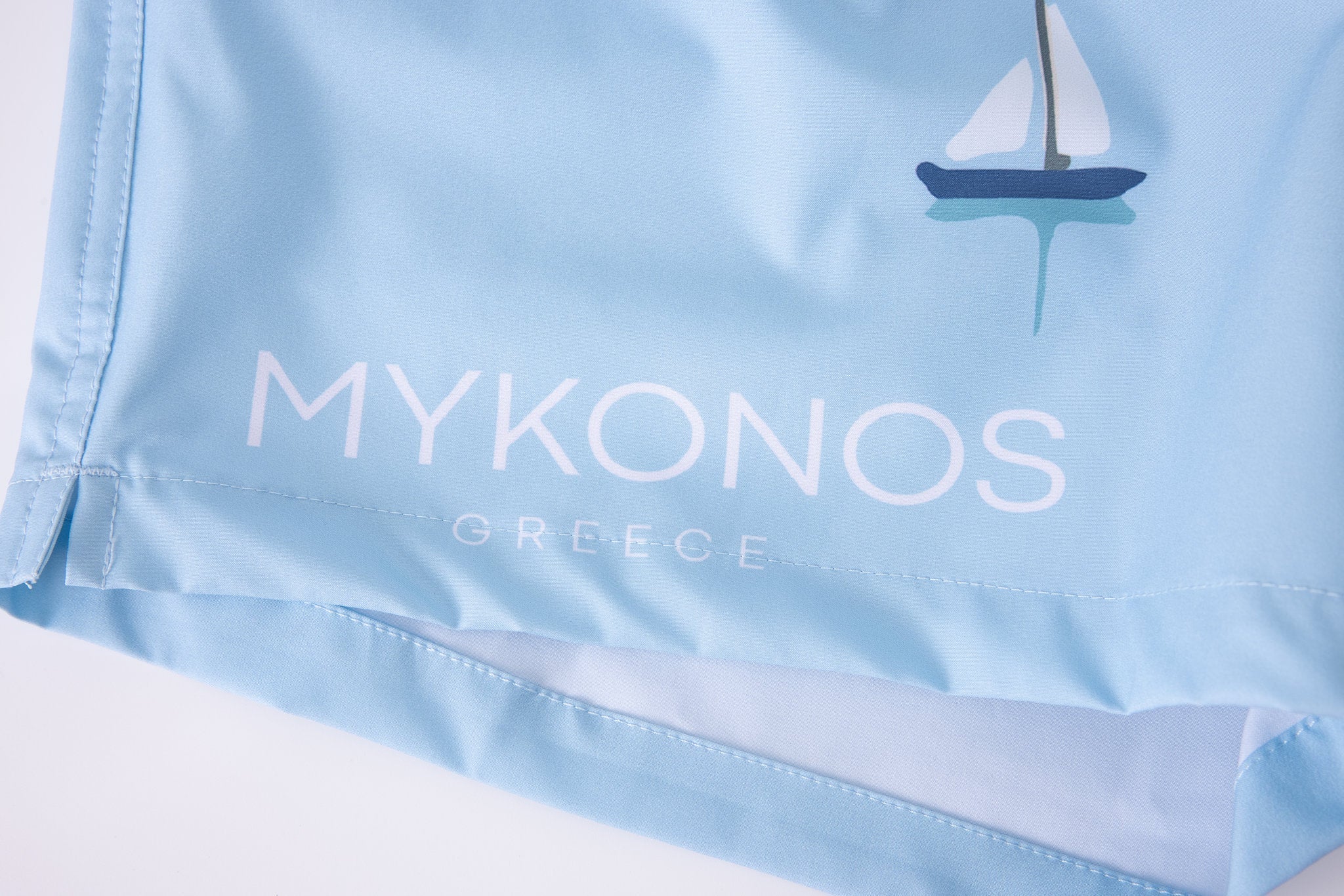 T-shirt-Wave-Rider × Swimming shorts-Mykonos — Combo Look