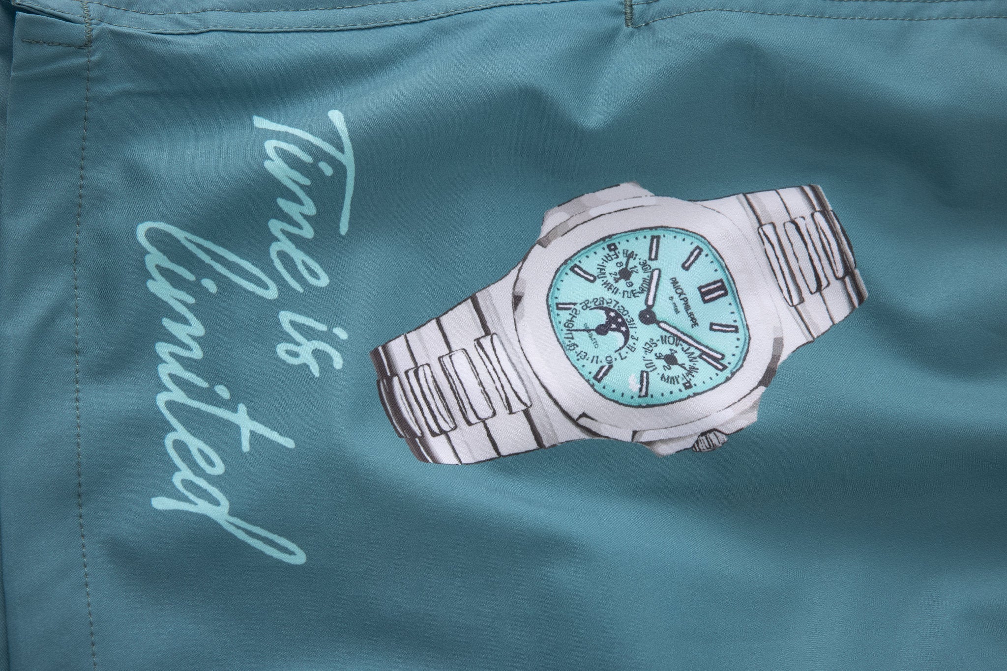 T-shirt-Timeis-Limited × Swimming shorts Time is limited — Combo Look