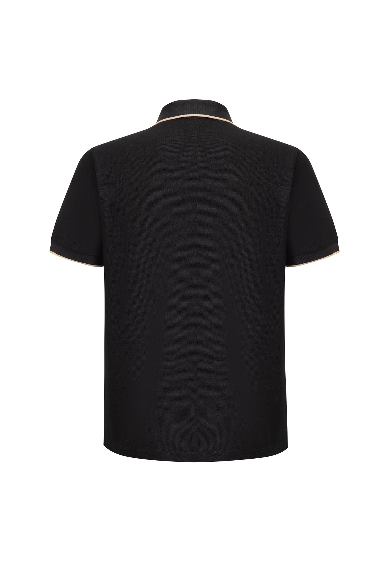 polo shirt -Black × Chino Short-Beige — Combo Look