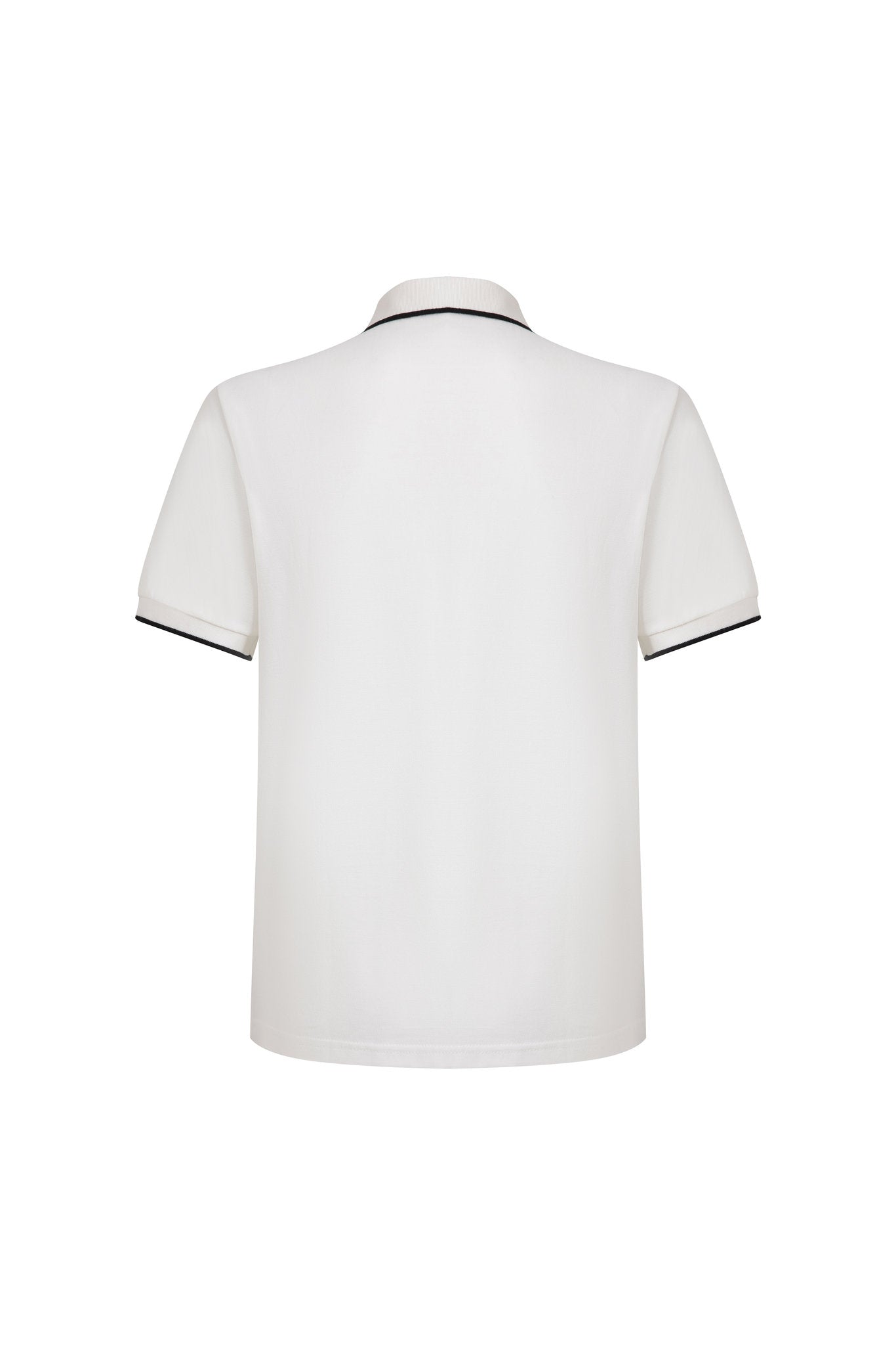 Chino Short-White × polo shirt -Ivory — Combo Look