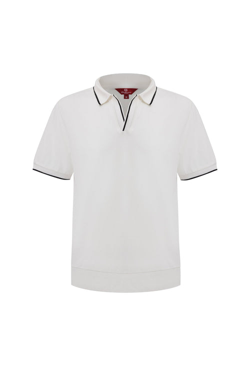 open collar -Ivory