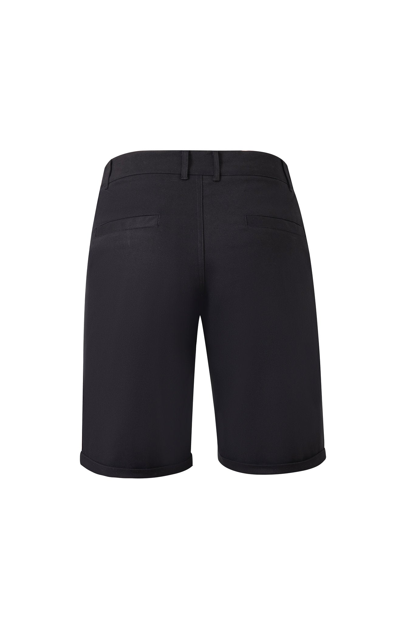 Chino Short-Black × polo shirt -Beige — Combo Look