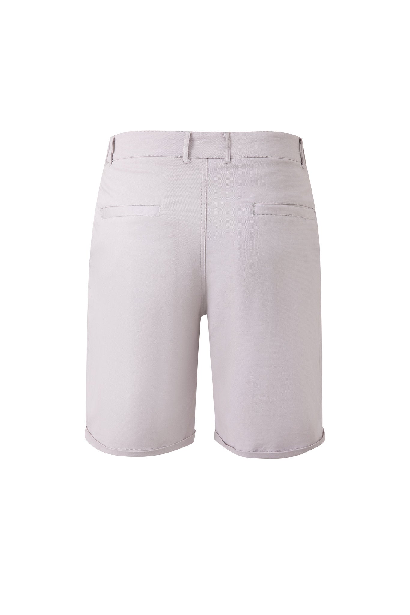 polo linen -Grey × Chino Short-Light-Grey — Combo Look