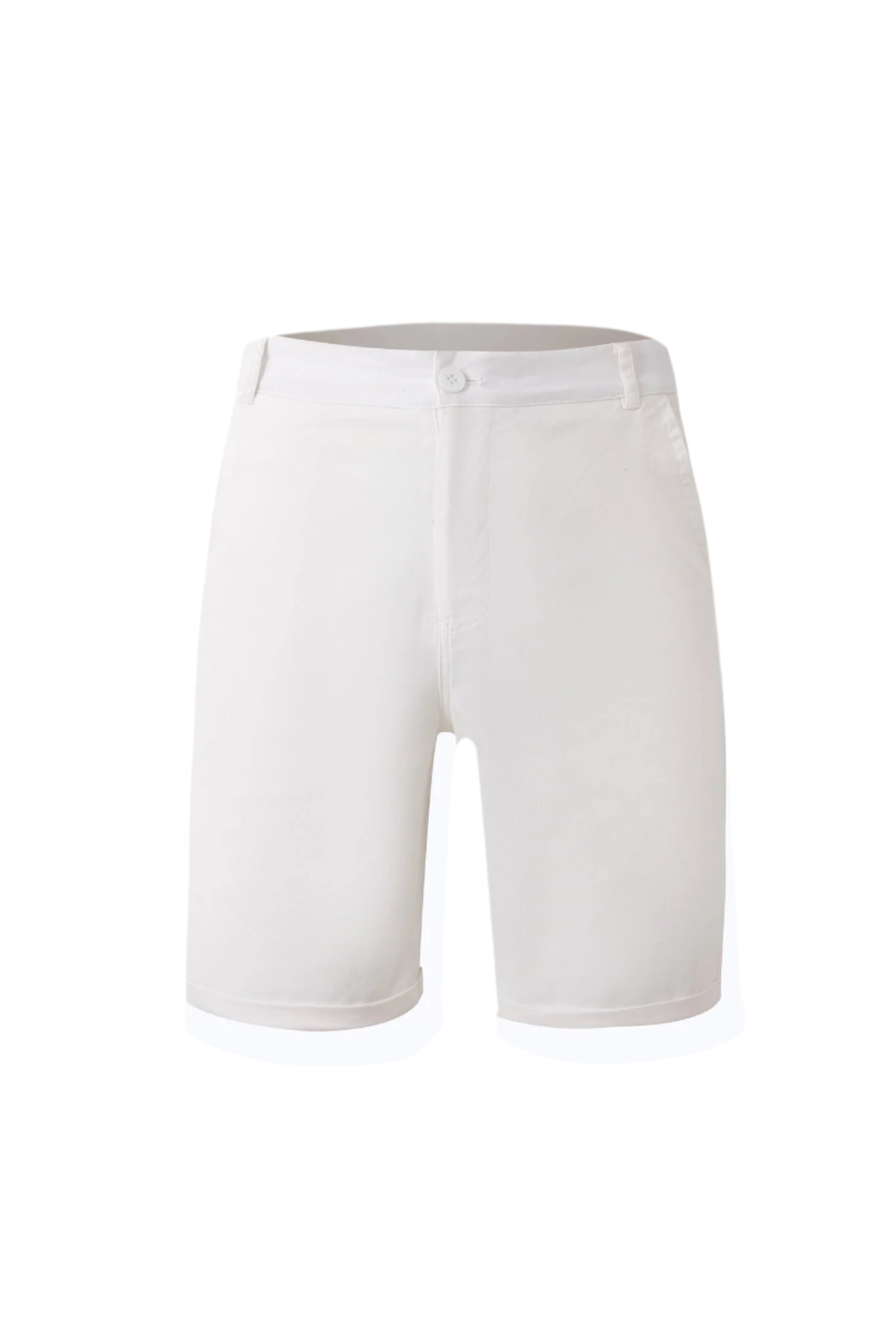 Polo Linen-Black × Chino Short-White — Combo Look