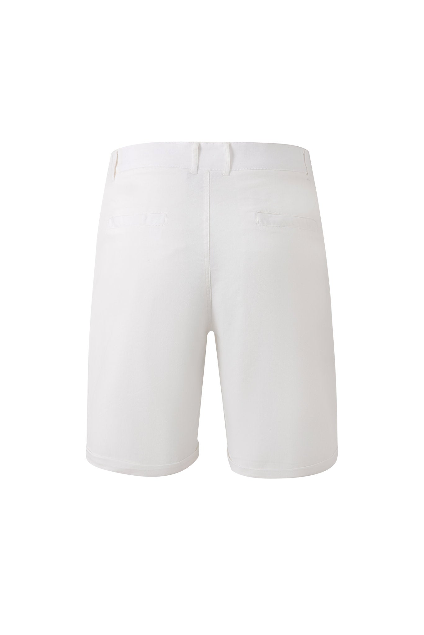 Polo Linen-Black × Chino Short-White — Combo Look