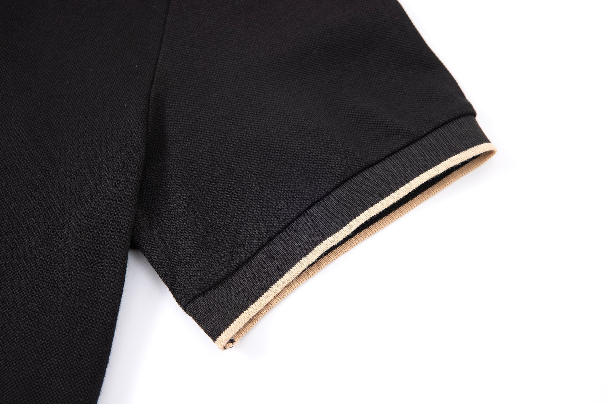open collar -Black × Chino Short-Light-Grey — Combo Look