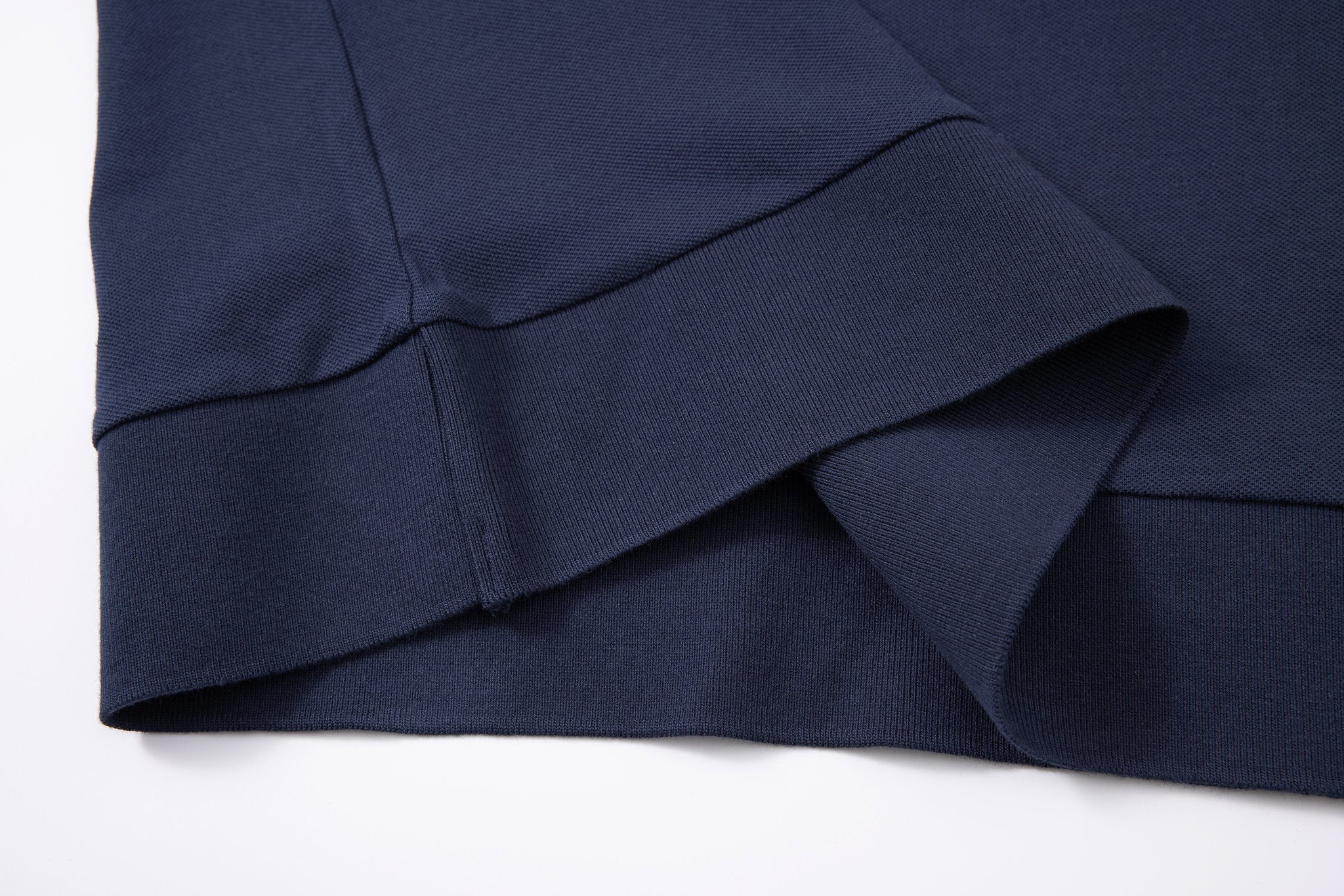 open collar -Navy × Chino Short-Beige — Combo Look