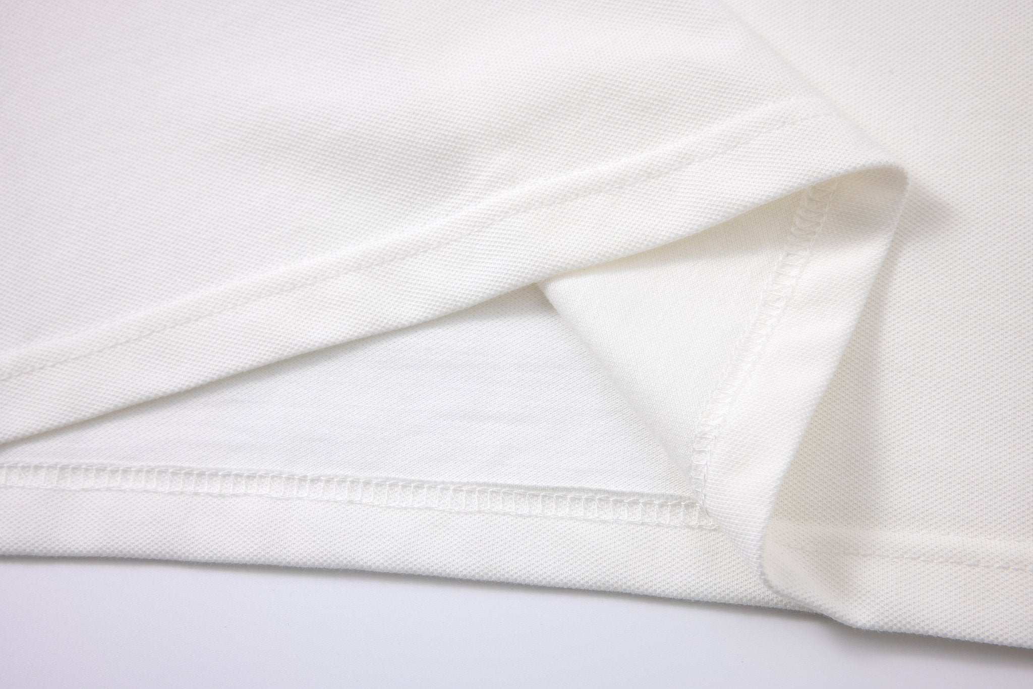 polo shirt -Ivory × Chino Short-Light-Grey — Combo Look