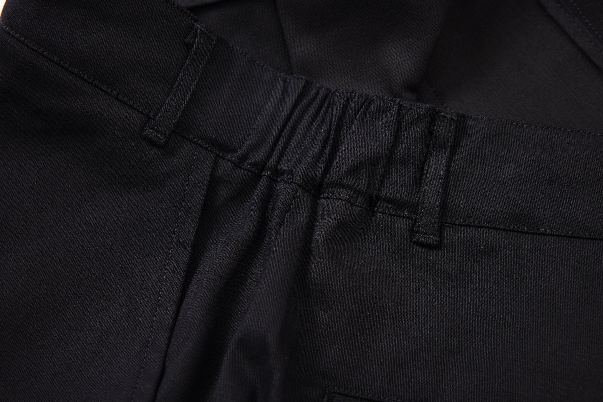 Chino Short-Black × polo shirt -Beige — Combo Look