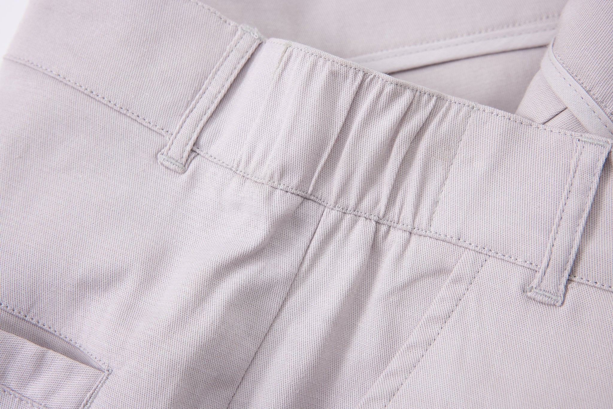 Open collar-Mint-Green × Chino Short-Light-Grey — Combo Look