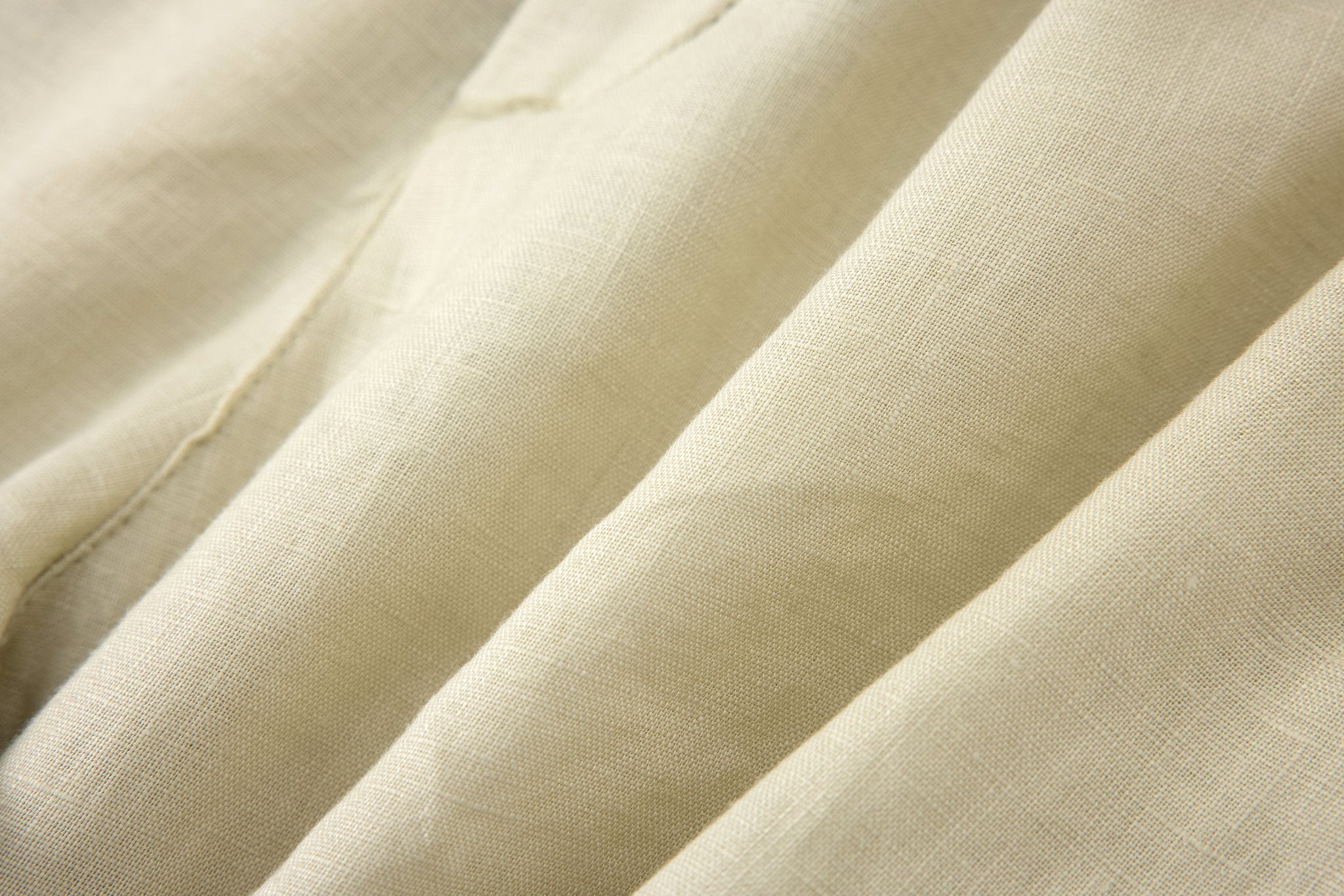Linen Short-Mint-Green × Towel Polo-White — Combo Look