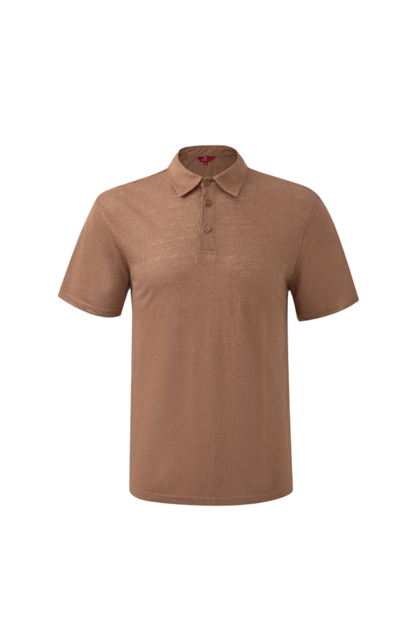 Polo Linen-Brown × Chino Short-Light-Grey — Combo Look