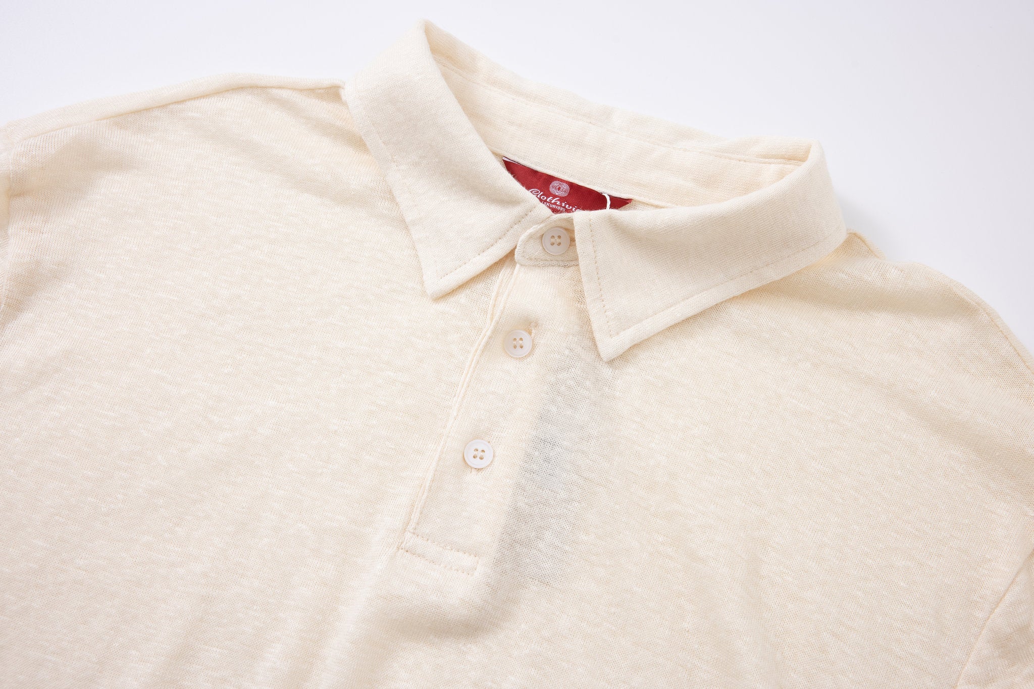 Polo Linen-Ivory × Chino Short-Light-Grey — Combo Look