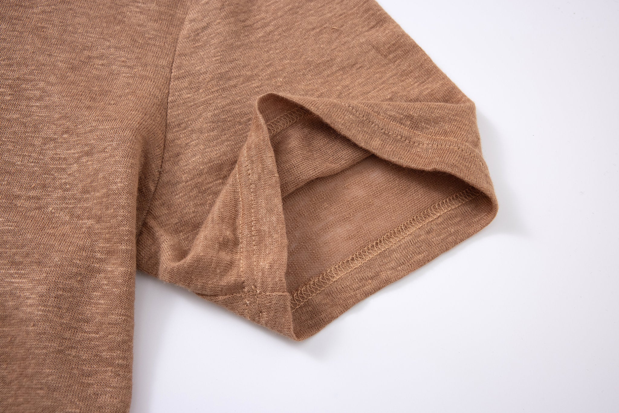 Polo Linen-Brown × Chino Short-Light-Grey — Combo Look