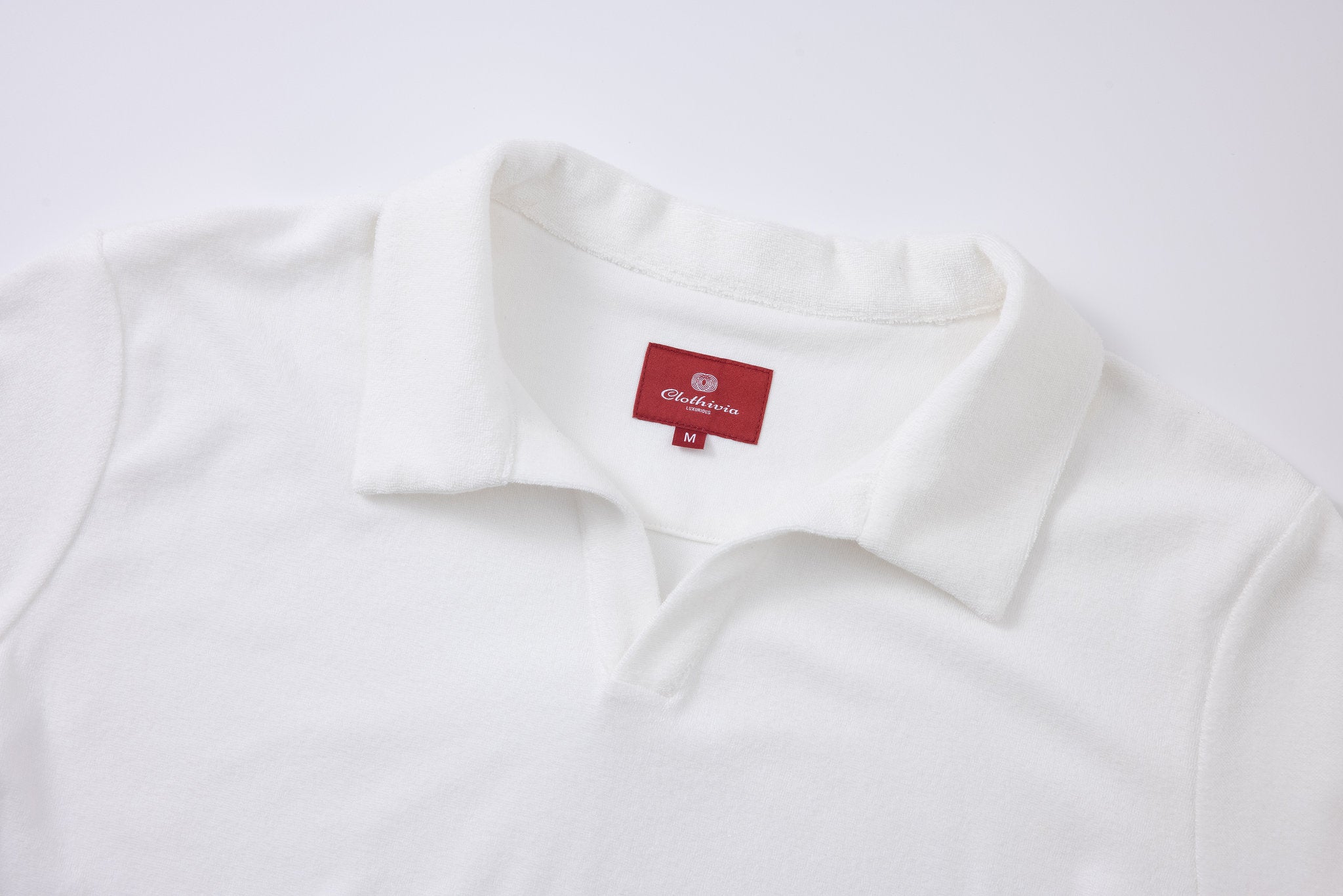 Swimming shorts-Turtle-Tide-Marron × Towel Polo-White — Combo Look