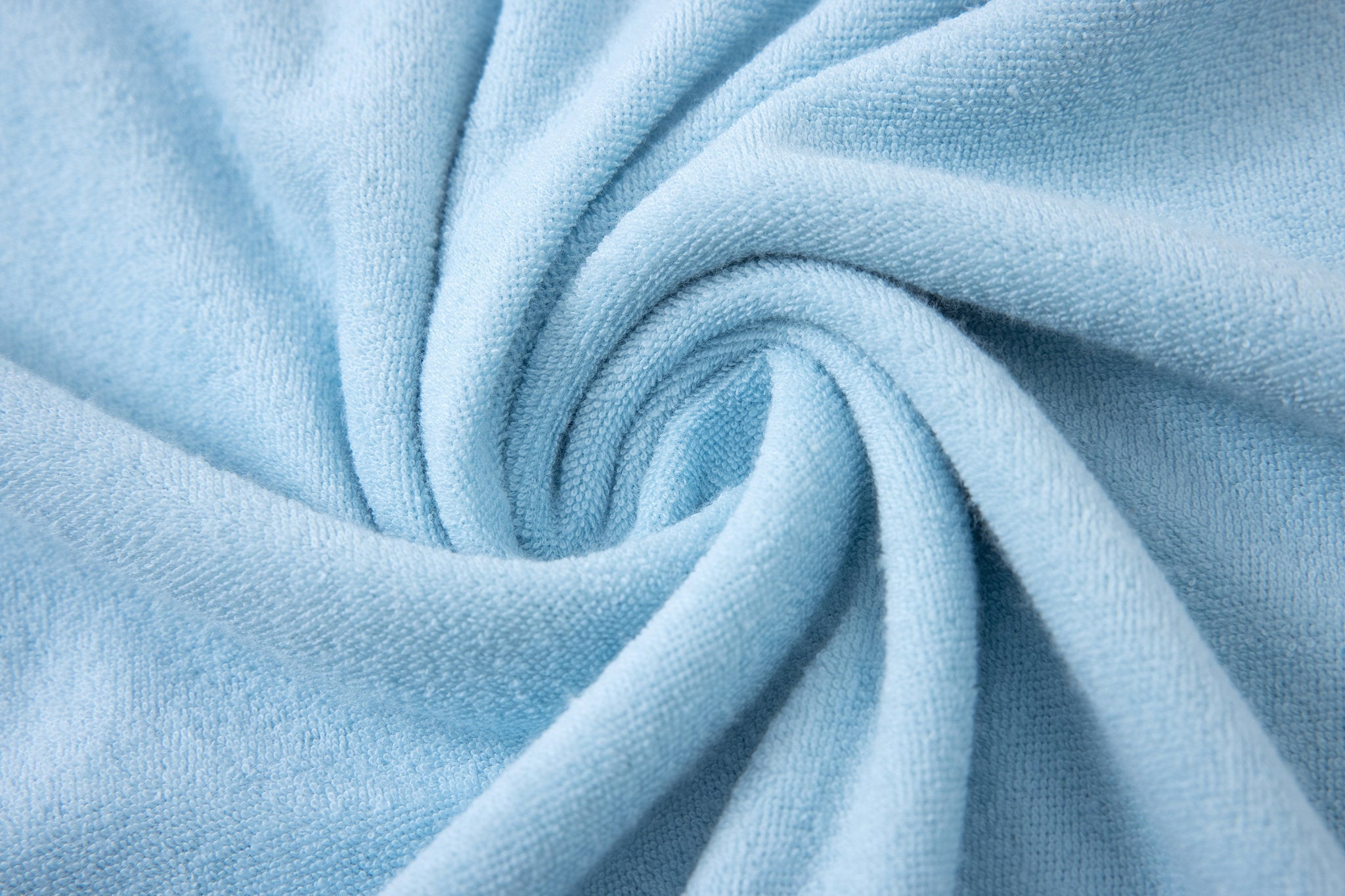 Towel Polo-Baby Blue × Linen Pants-Ivory — Combo Look