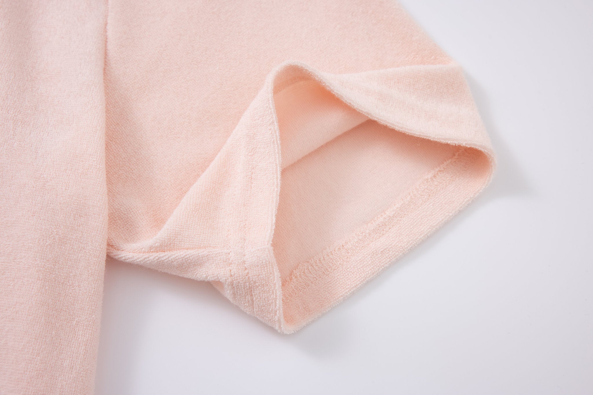 Swimming shorts-Sand-Turtle-Beige × Towel Polo-Pink — Combo Look