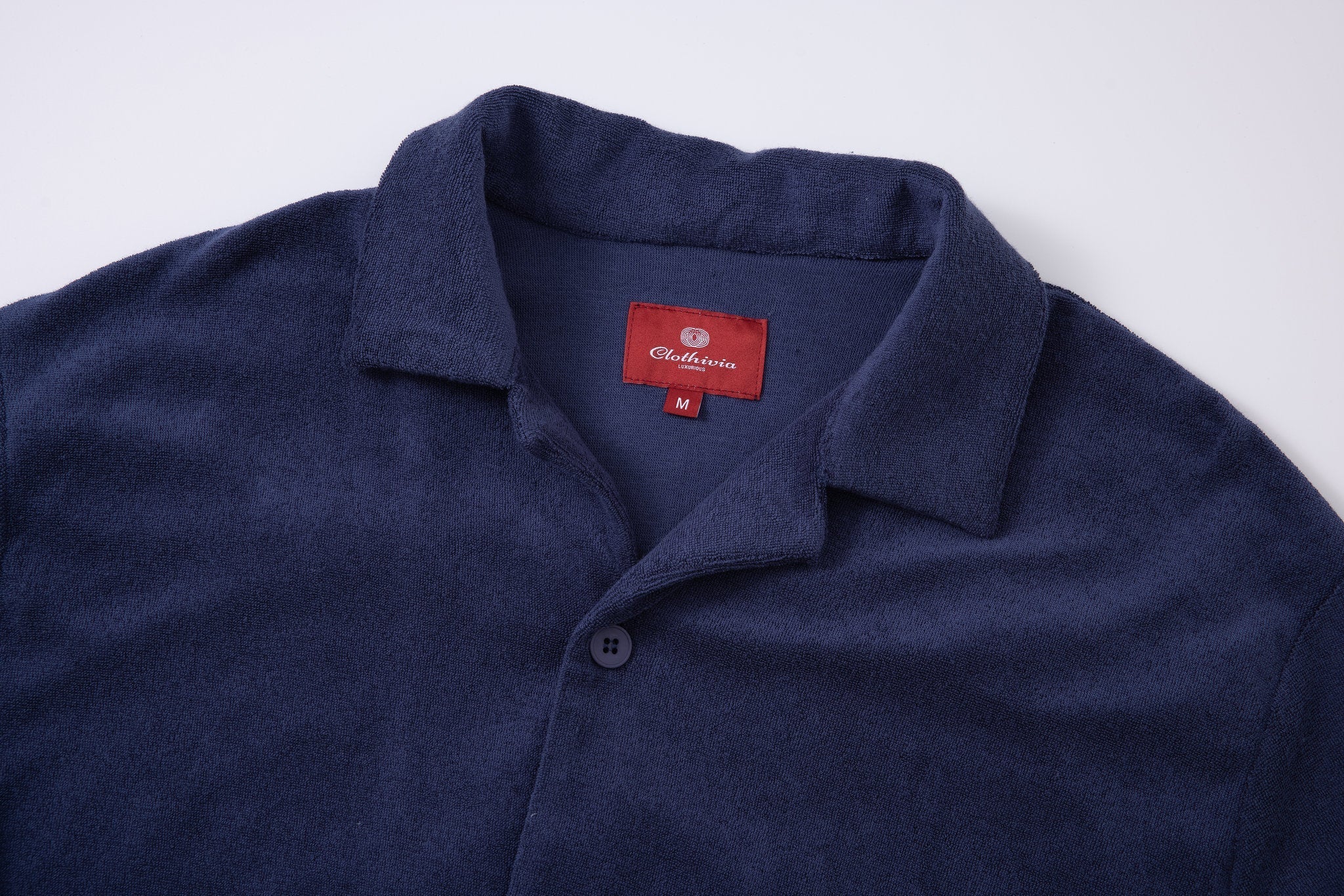 Towel Howell Long Sleeves-Navy × Linen Pants-Beige — Combo Look