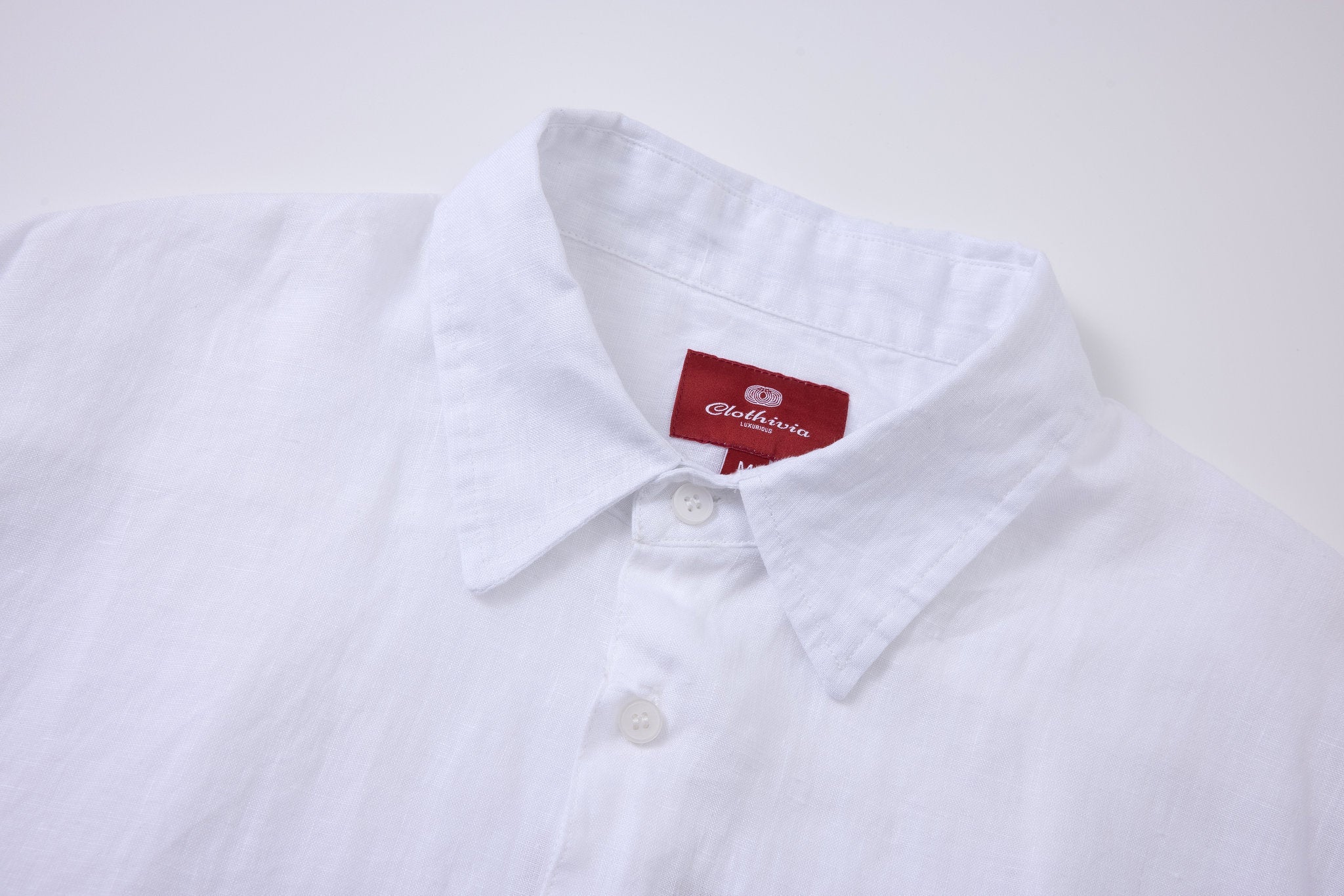 Linen Short-Beige × Linen Short Sleeves-White — Combo Look