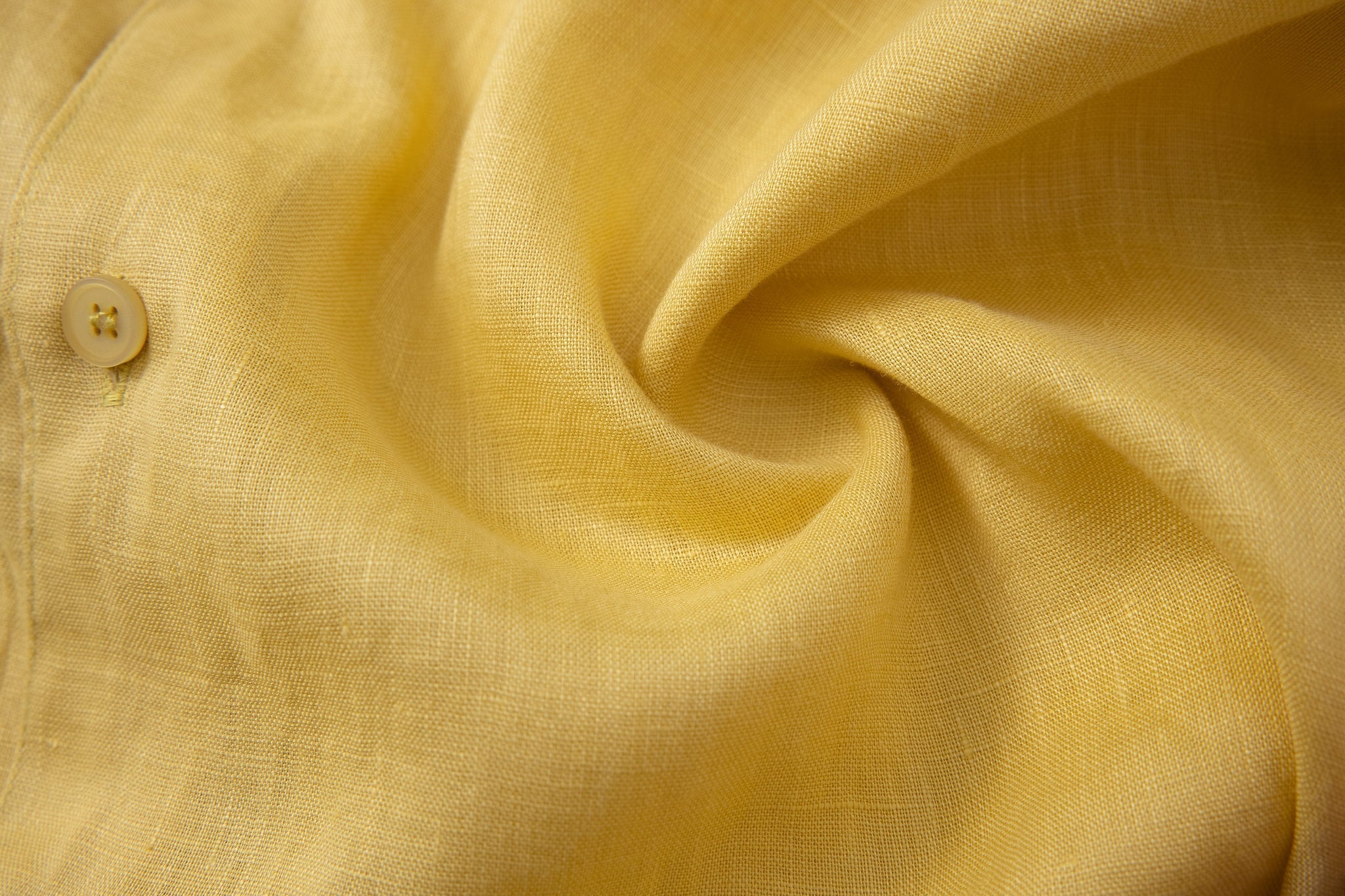 Linen Short Sleeves-Lemon-Yellow × Linen Pants-Ivory — Combo Look