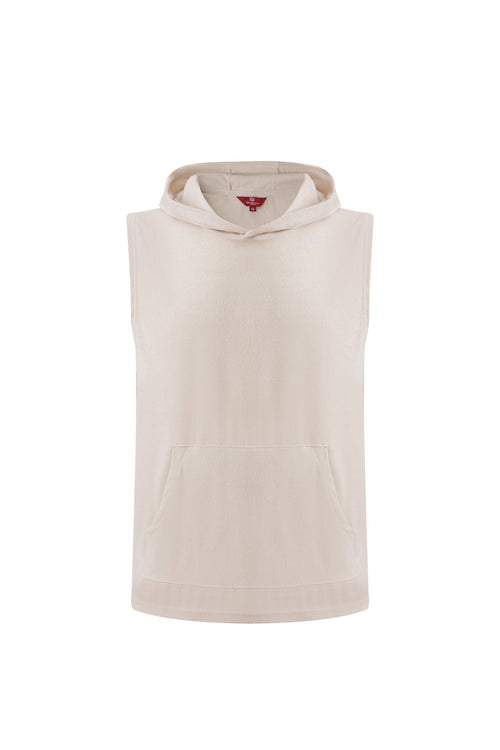 Towel Hoodie-Beige