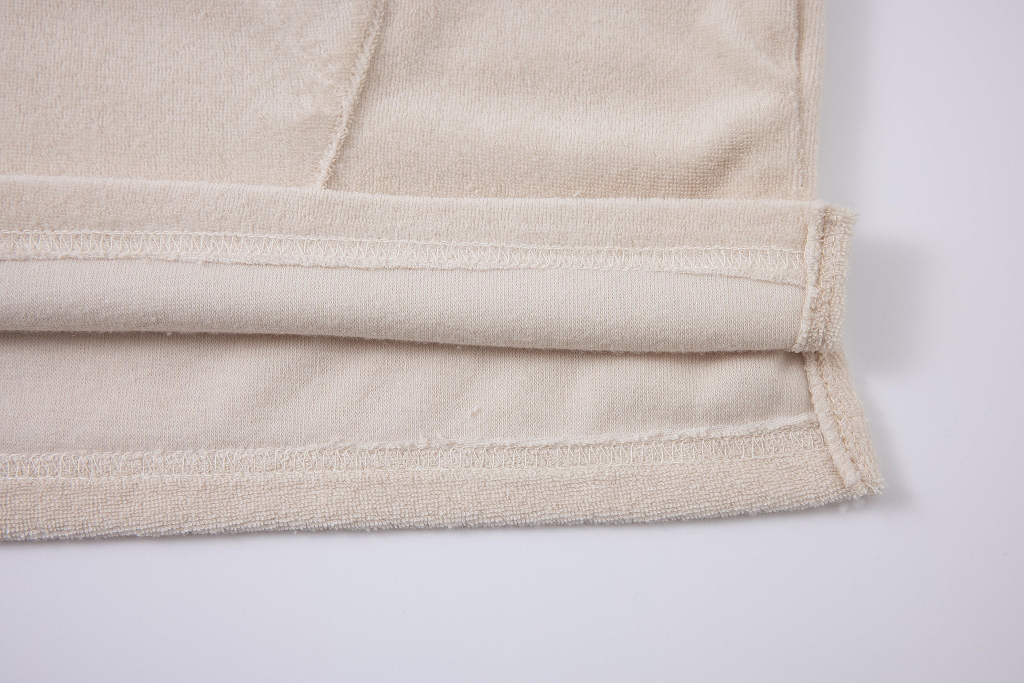 Swimming shorts-Sun&Surf × Towel Hoodie-Beige — Combo Look