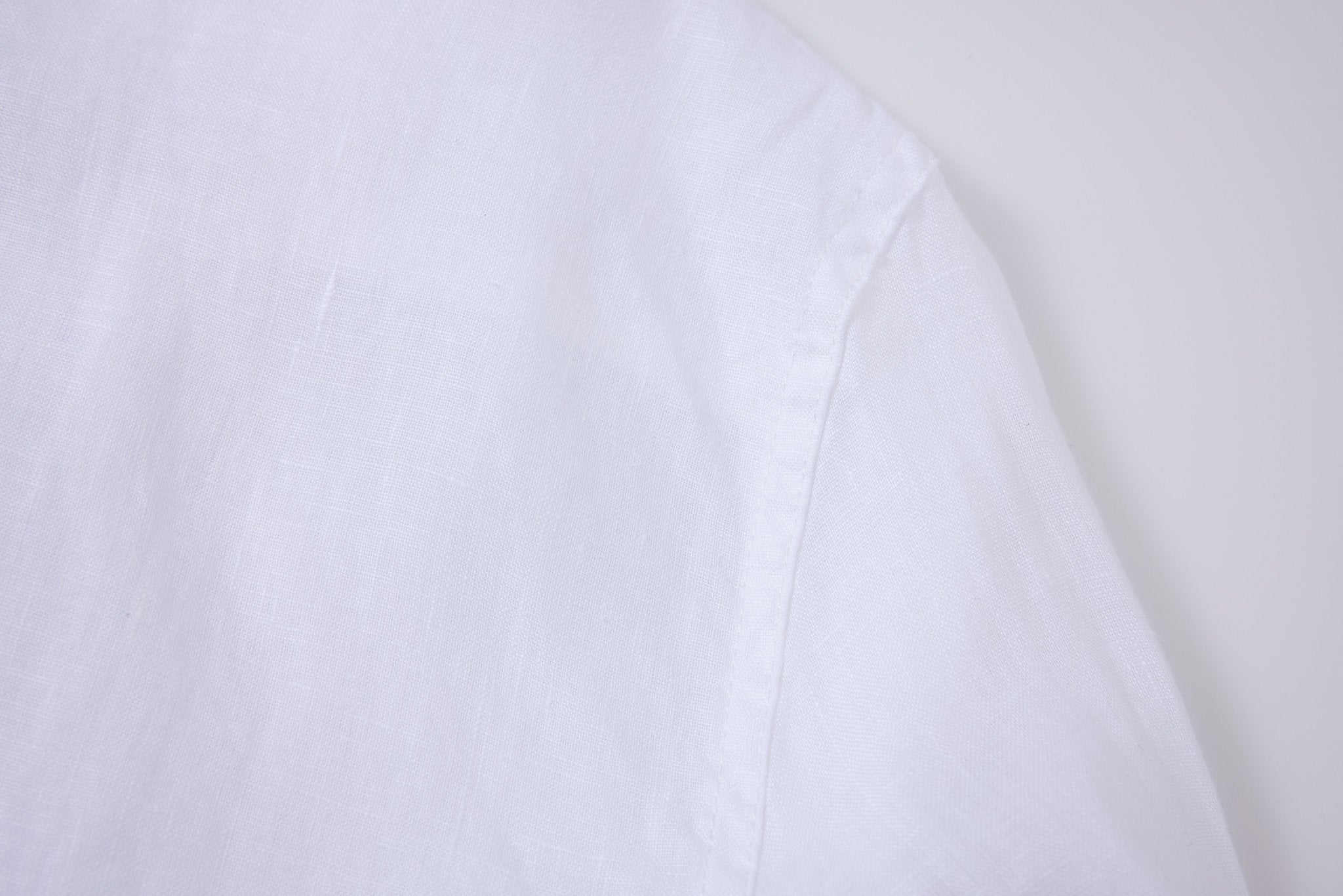 Linen Long Sleeves-White × Linen Pants-Beige — Combo Look