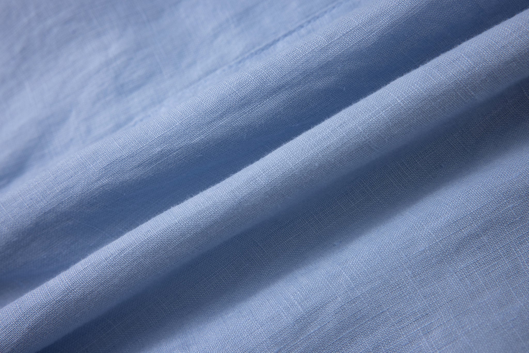 Linen Long Sleeves-Ocean-Blue × Linen Pants-Beige — Combo Look