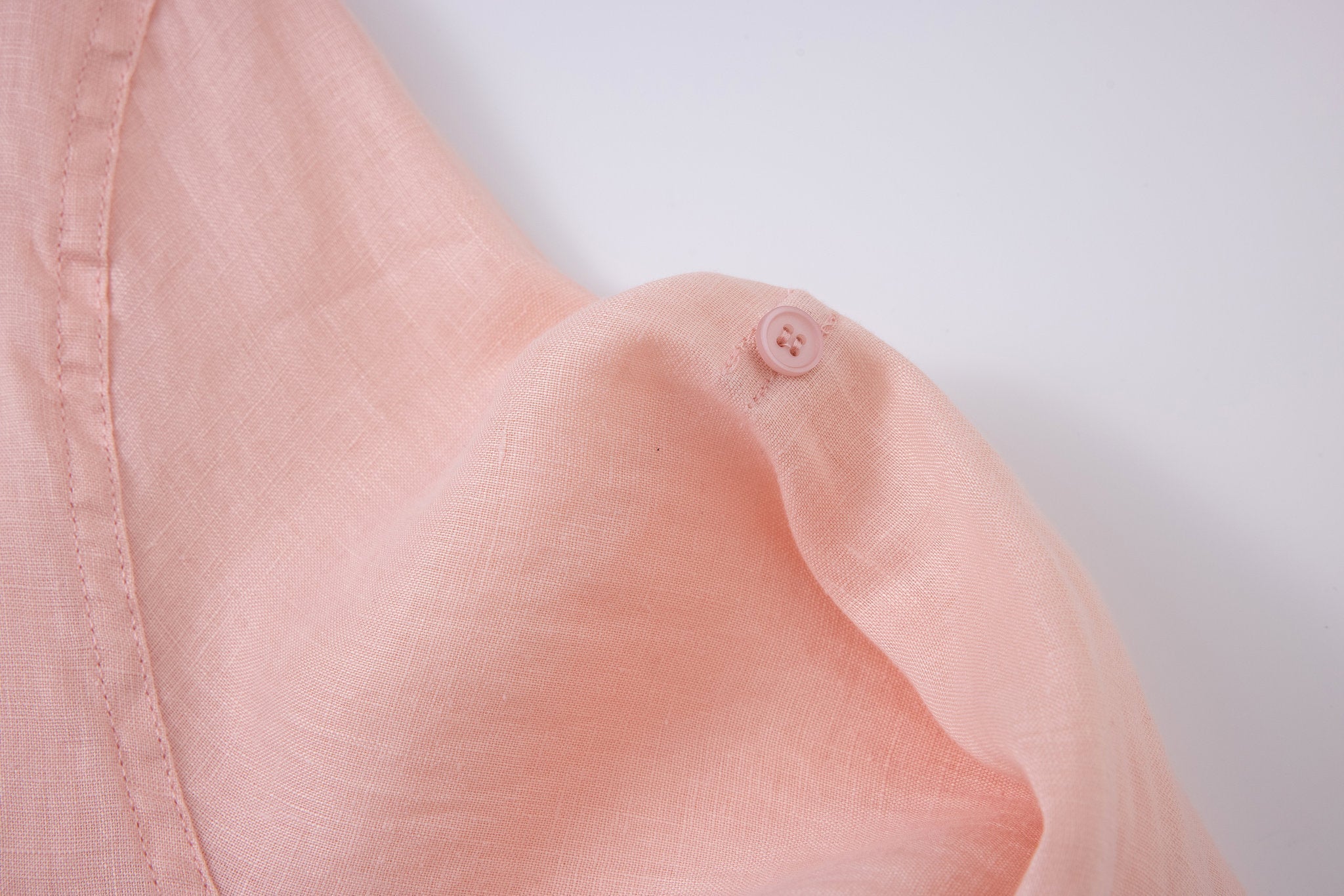 Creature Swim Shorts -Yellow × Linen Long Sleeves-Pink — Combo Look